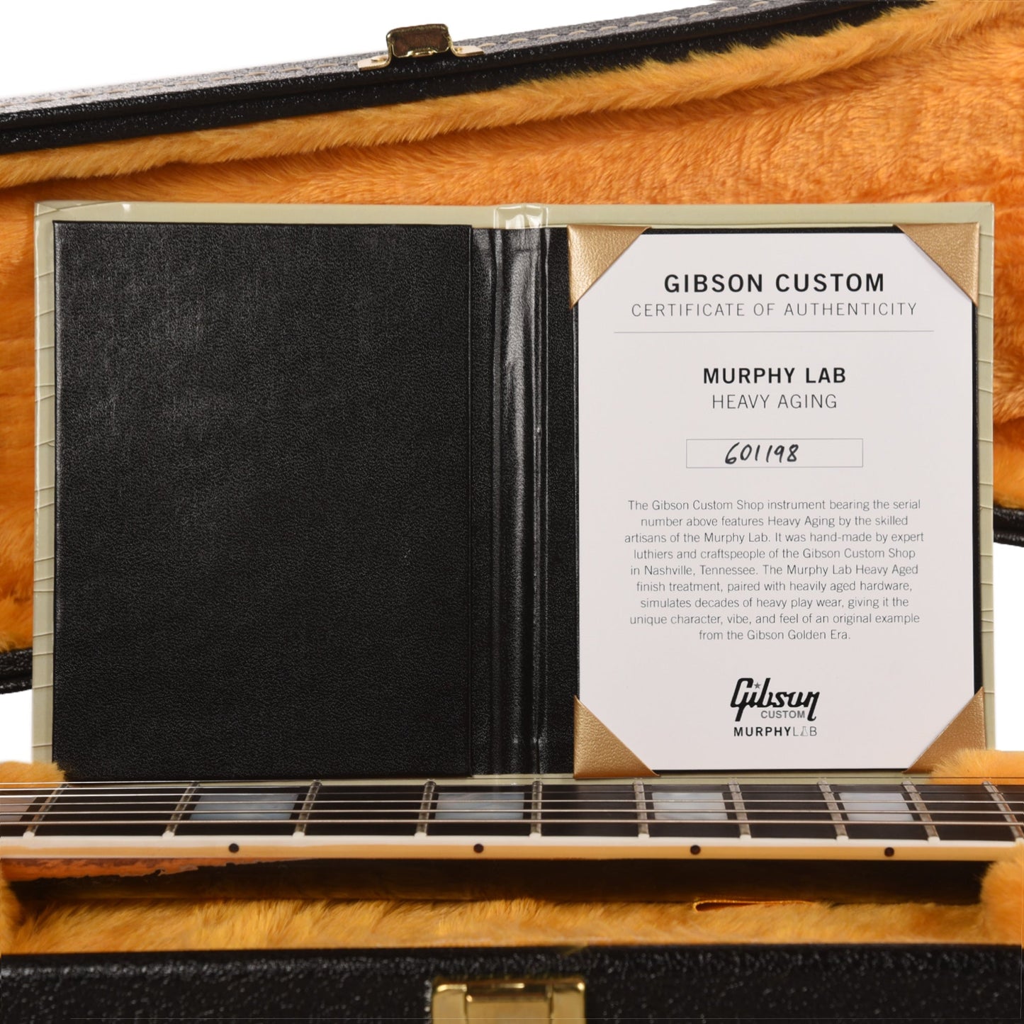 Gibson Custom Shop 1968 Les Paul Custom Antique Silverburst Murphy Lab Heavy Aged
