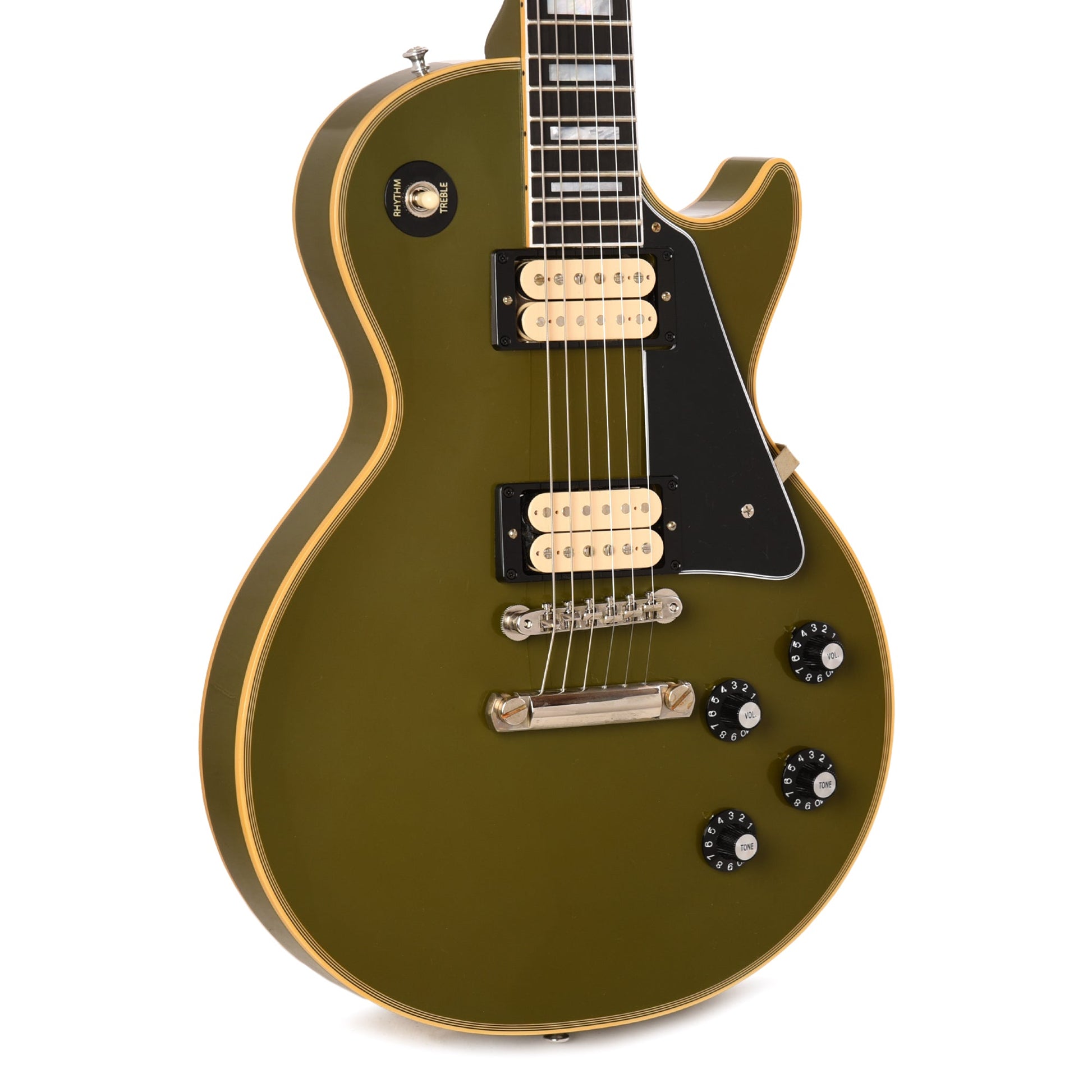 Gibson Custom Shop 1968 Les Paul Custom "CME Spec" Antique Olive Drab VOS w/Double Classic White Custom "S" Buckers