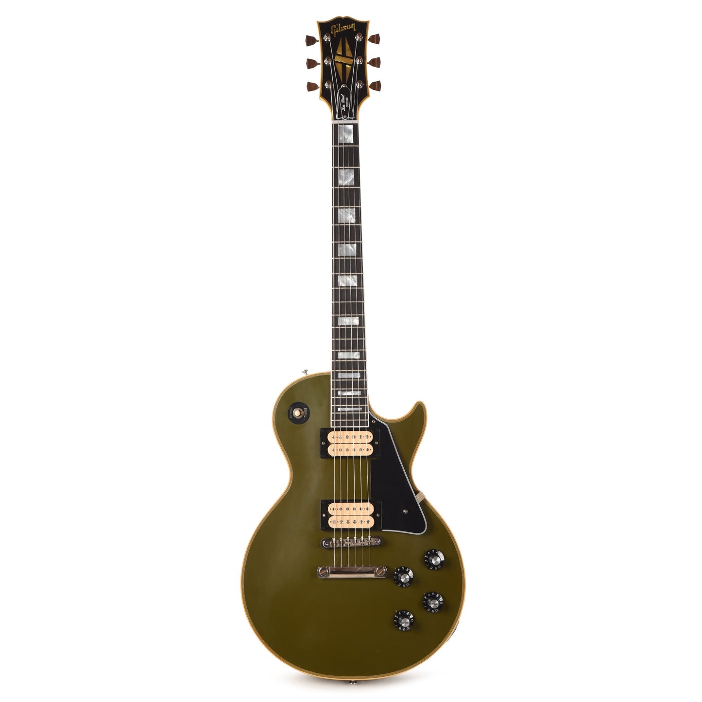 Gibson Custom Shop 1968 Les Paul Custom "CME Spec" Antique Olive Drab VOS w/Double Classic White Custom "S" Buckers