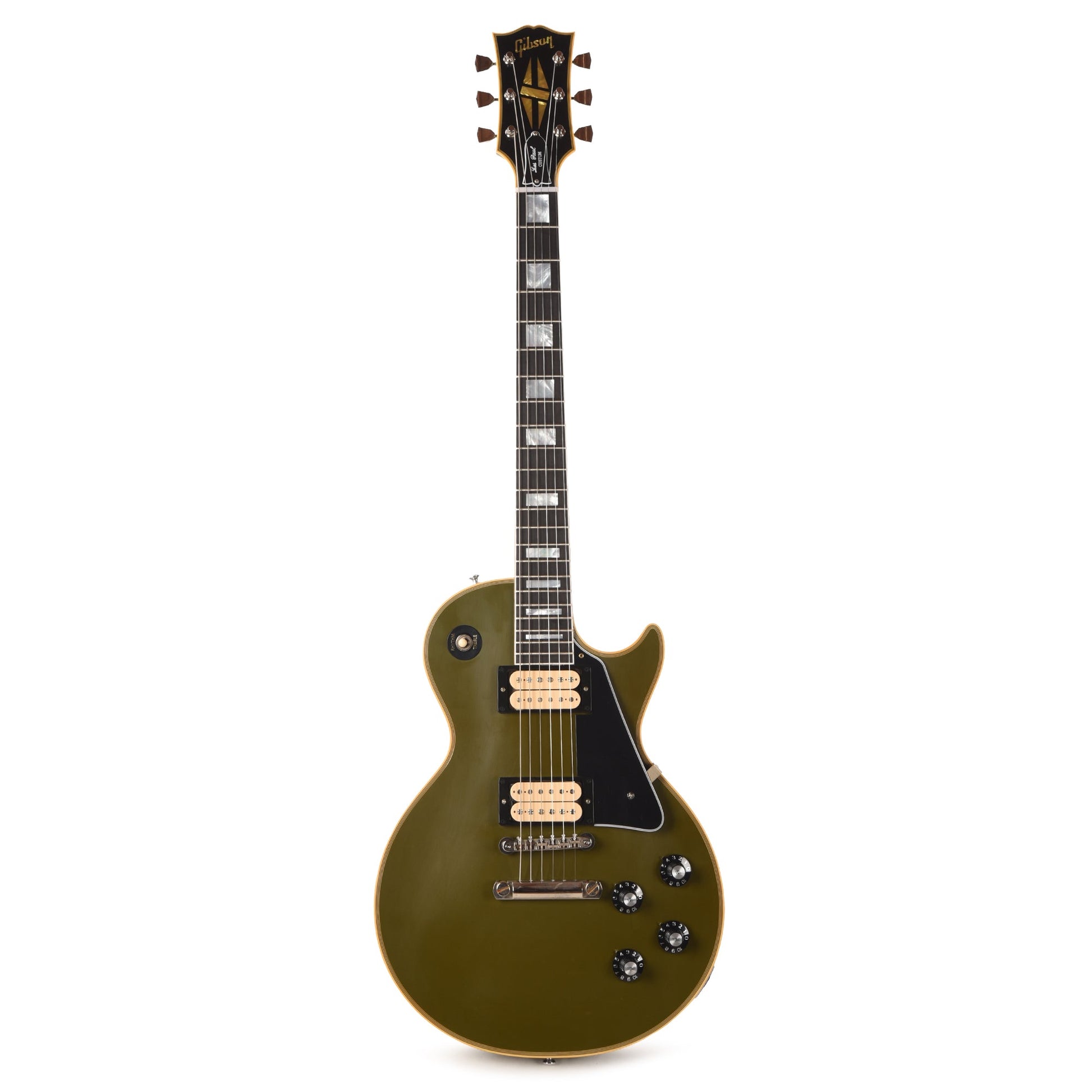 Gibson Custom Shop 1968 Les Paul Custom "CME Spec" Antique Olive Drab VOS w/Double Classic White Custom "S" Buckers