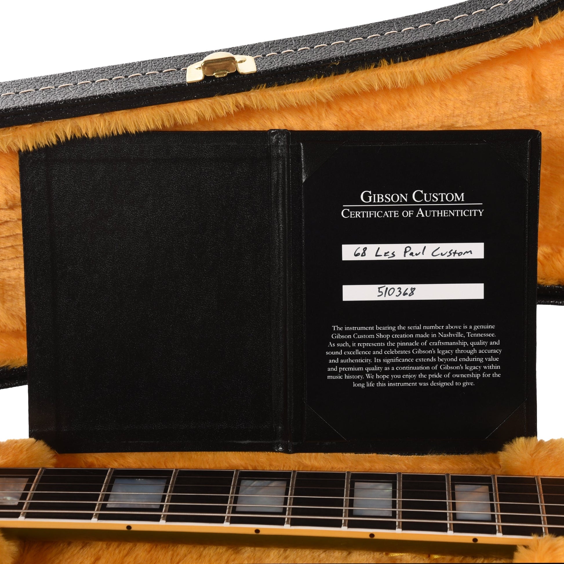 Gibson Custom Shop 1968 Les Paul Custom "CME Spec" Antique Olive Drab VOS w/Double Classic White Custom "S" Buckers