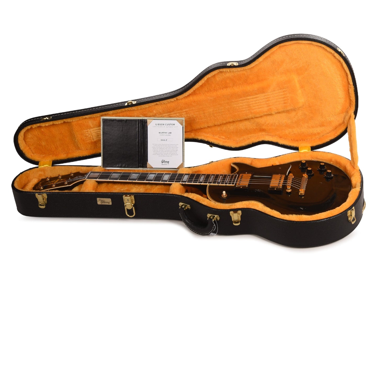 Gibson Custom Shop 1968 Les Paul Custom "CME Spec" Ebony Murphy Lab Heavy Aged w/Chambered Body & Custom "S" Buckers