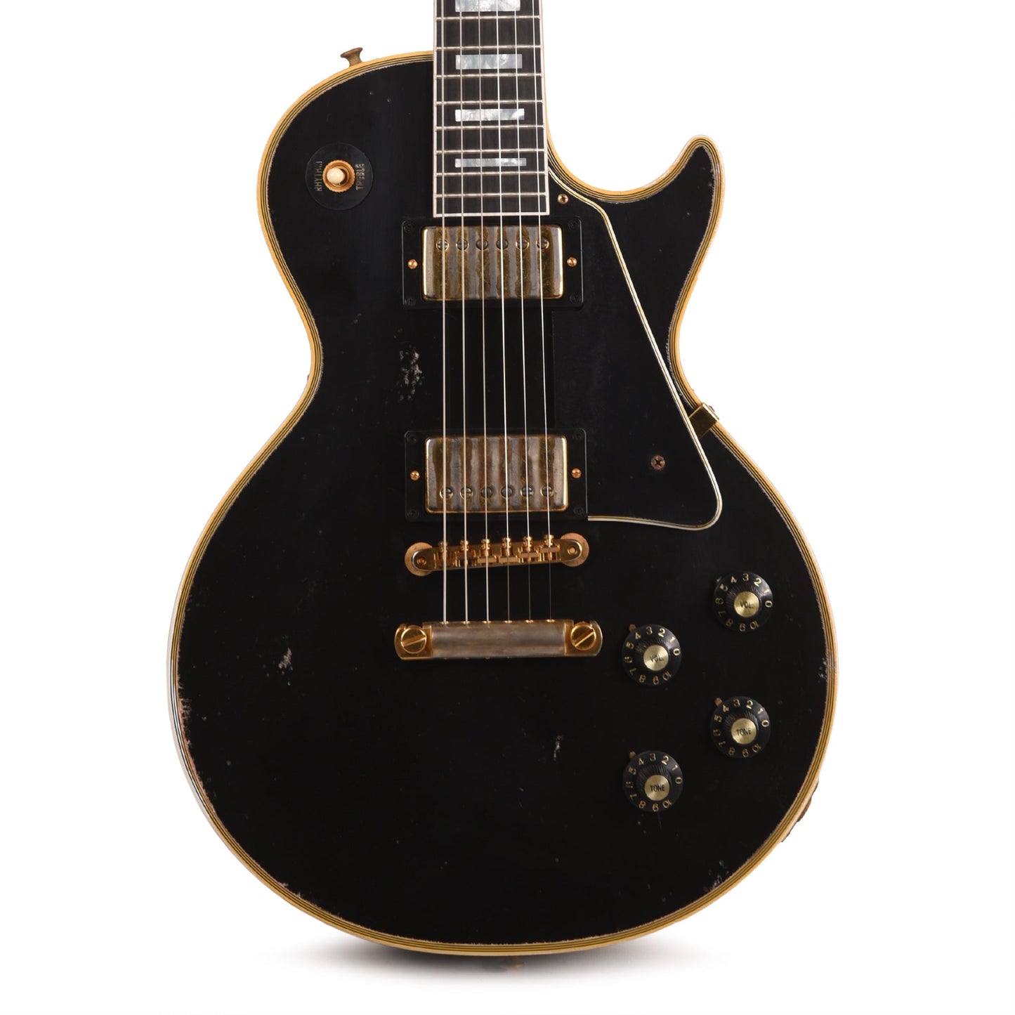 Gibson Custom Shop 1968 Les Paul Custom "CME Spec" Ebony Murphy Lab Heavy Aged w/Chambered Body & Custom "S" Buckers