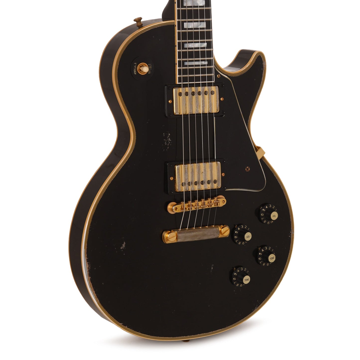 Gibson Custom Shop 1968 Les Paul Custom "CME Spec" Ebony Murphy Lab Heavy Aged w/Chambered Body & Custom "S" Buckers