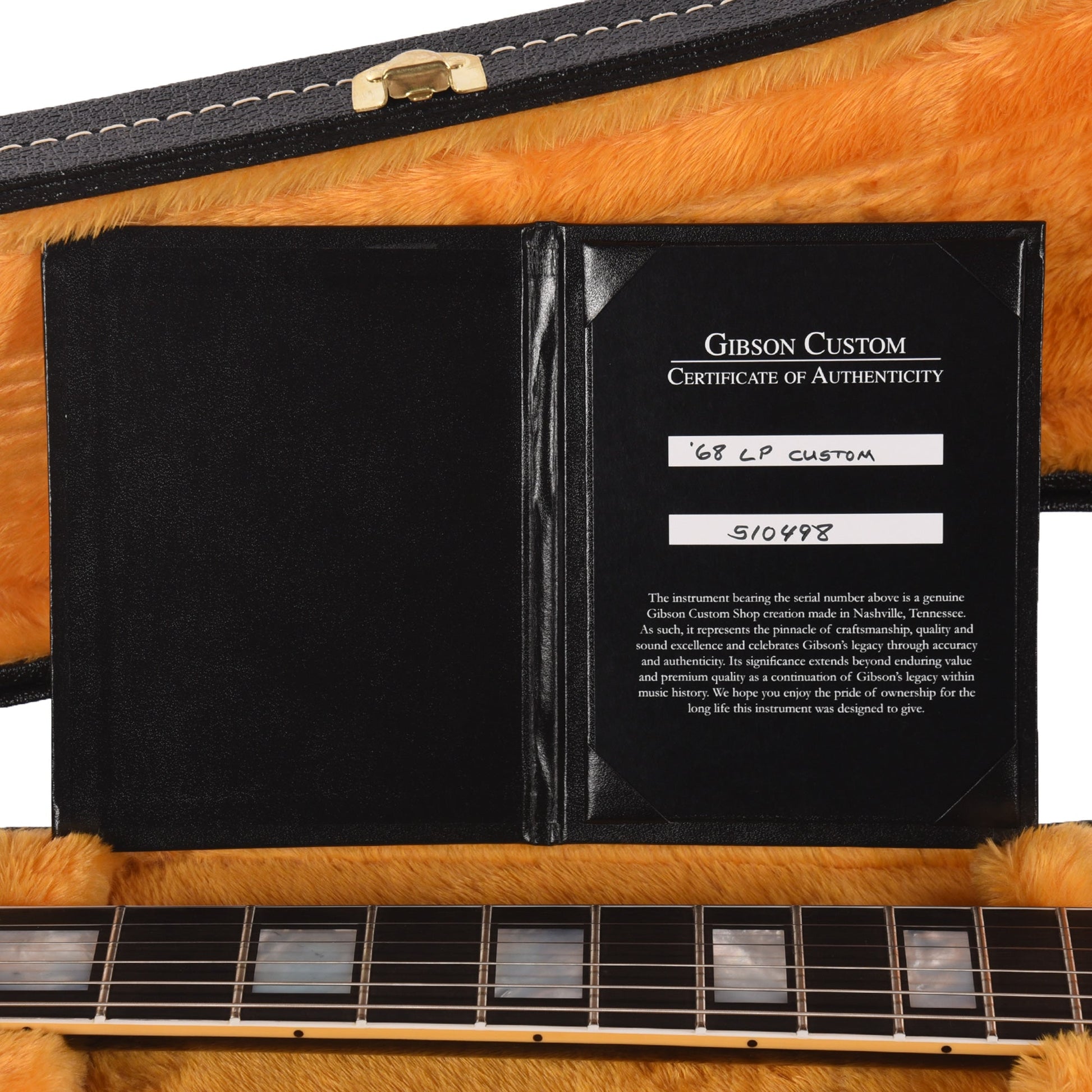 Gibson Custom Shop 1968 Les Paul Custom "CME Spec" Ebony VOS w/Chambered Body & Custom "S" Buckers