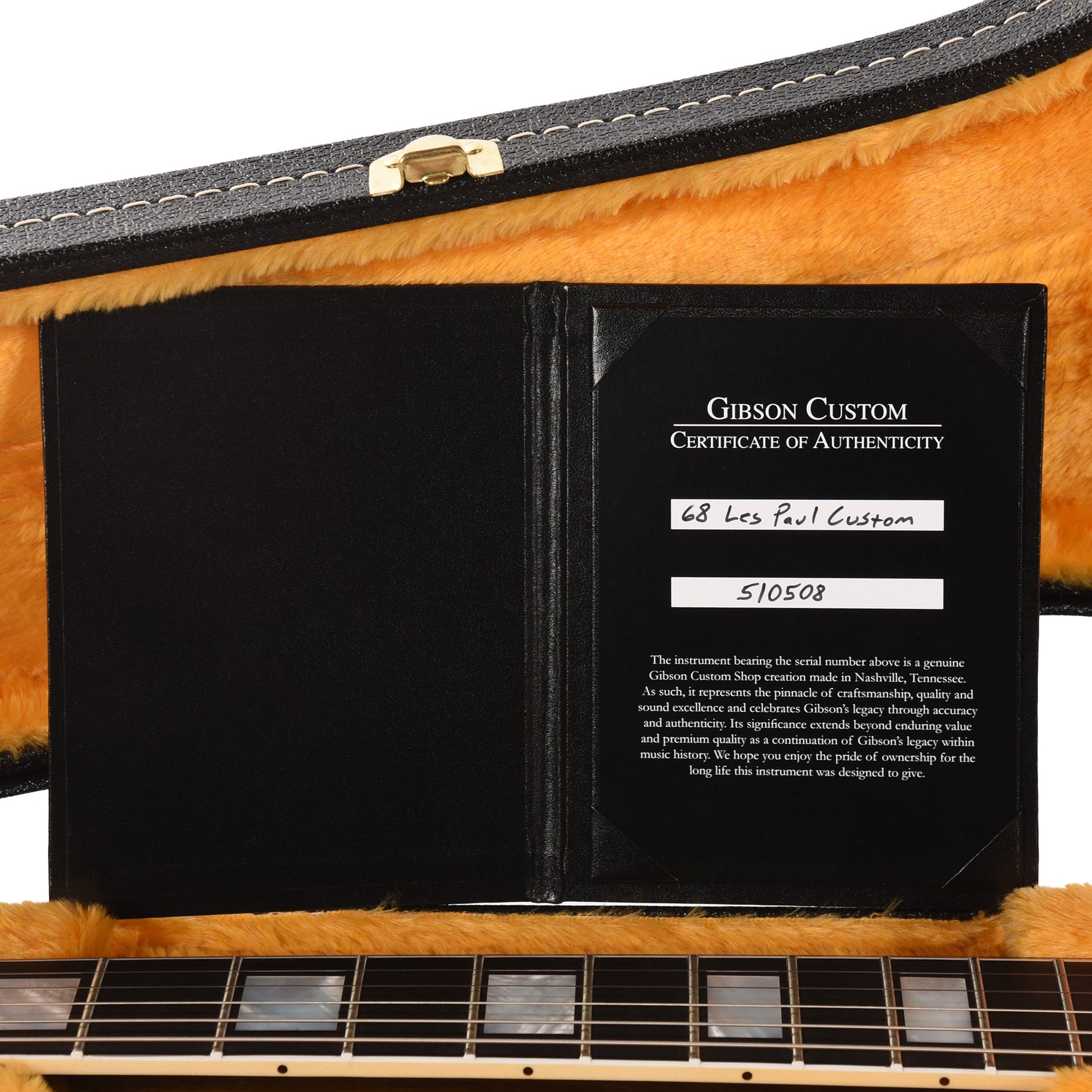Gibson Custom Shop 1968 Les Paul Custom "CME Spec" Ebony VOS w/Chambered Body & Custom "S" Buckers