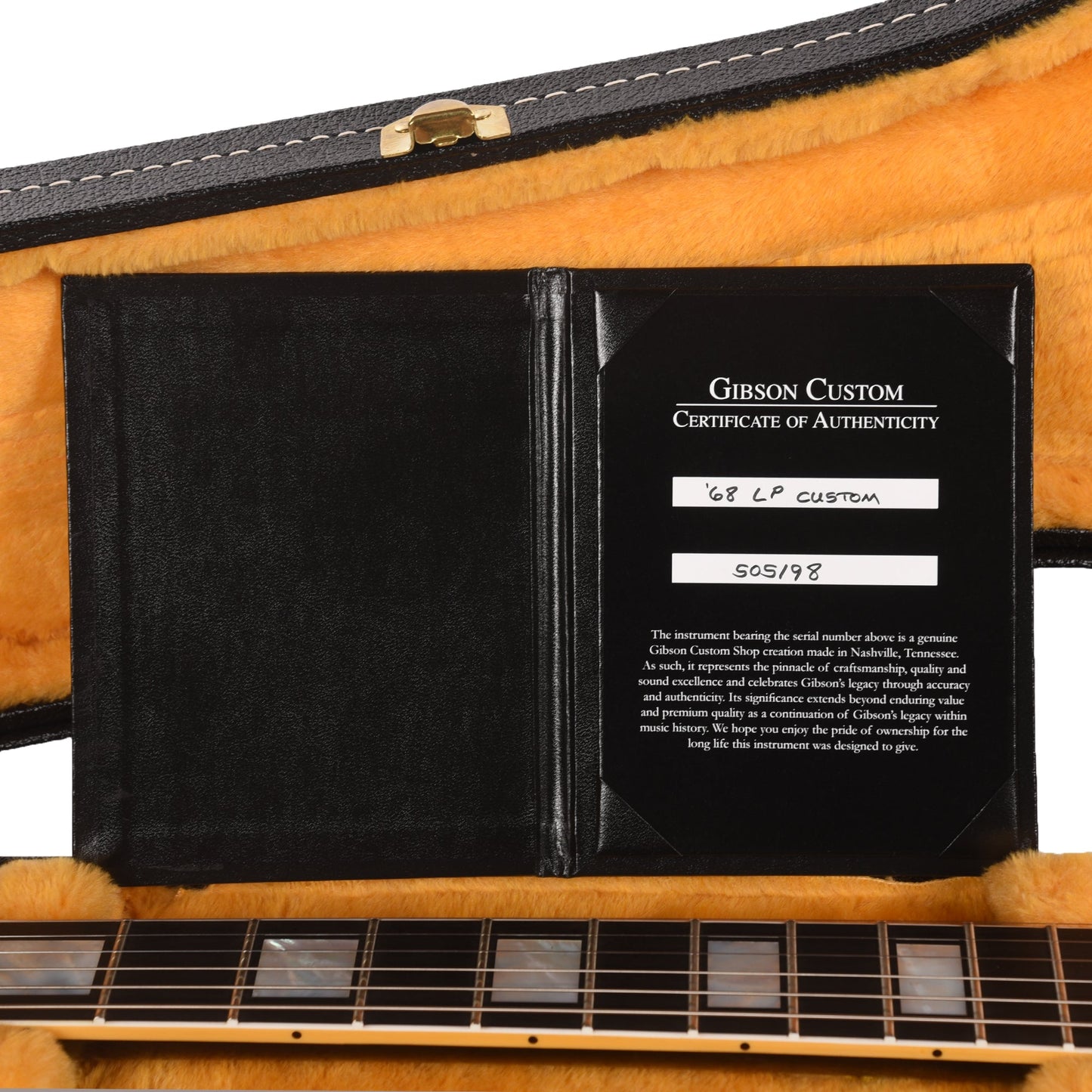 Gibson Custom Shop 1968 Les Paul Custom "CME Spec" Ebony VOS w/Custom "S" Buckers