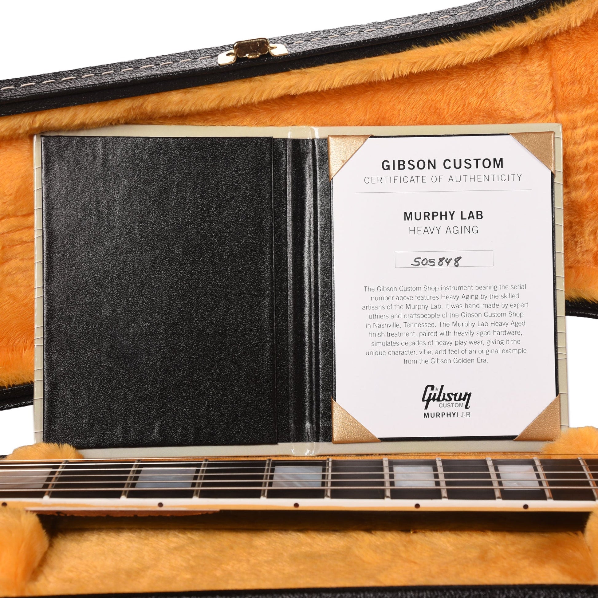 Gibson Custom Shop 1968 Les Paul Custom "CME Spec" Heavy Antique Ebony Murphy Lab Heavy Aged