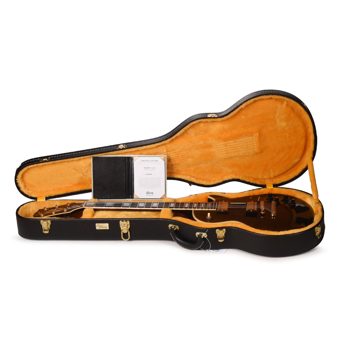 Gibson Custom Shop 1968 Les Paul Custom "CME Spec" Heavy Antique Ebony Murphy Lab Heavy Aged