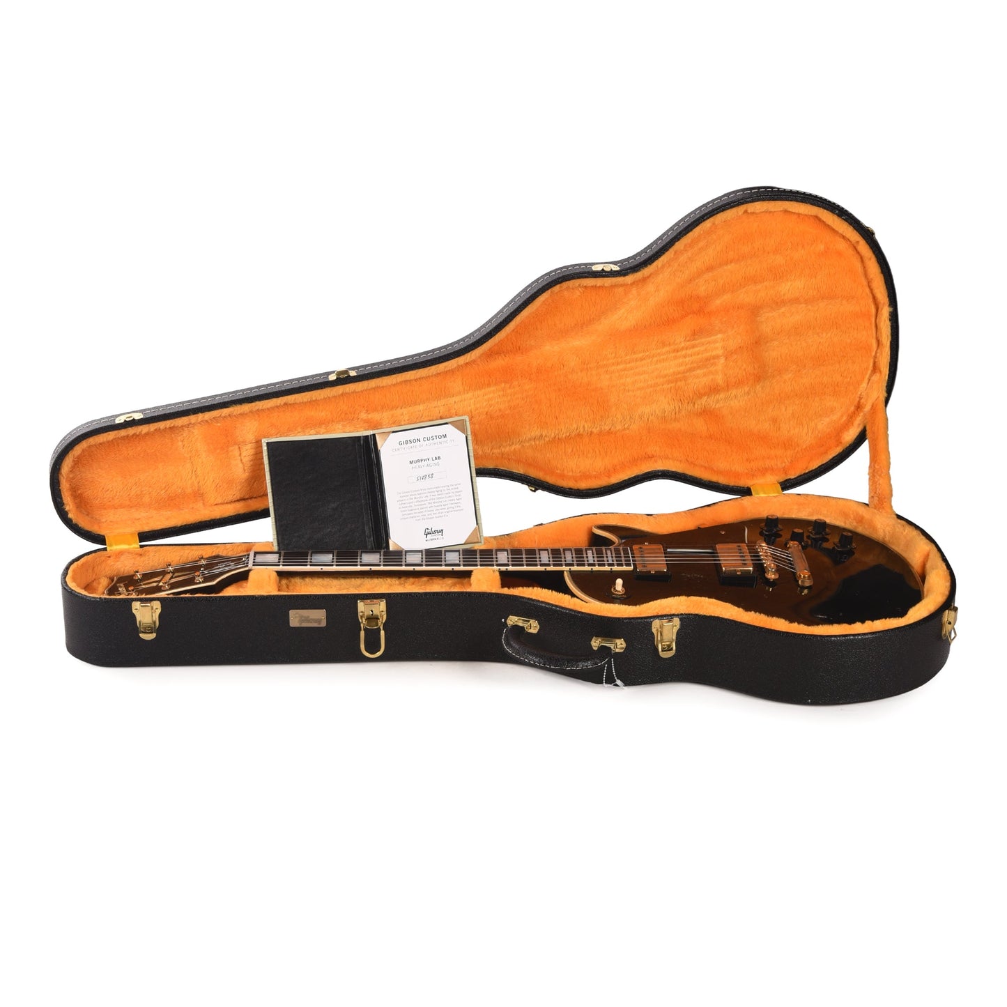 Gibson Custom Shop 1968 Les Paul Custom "CME Spec" Heavy Antique Ebony Murphy Lab Heavy Aged