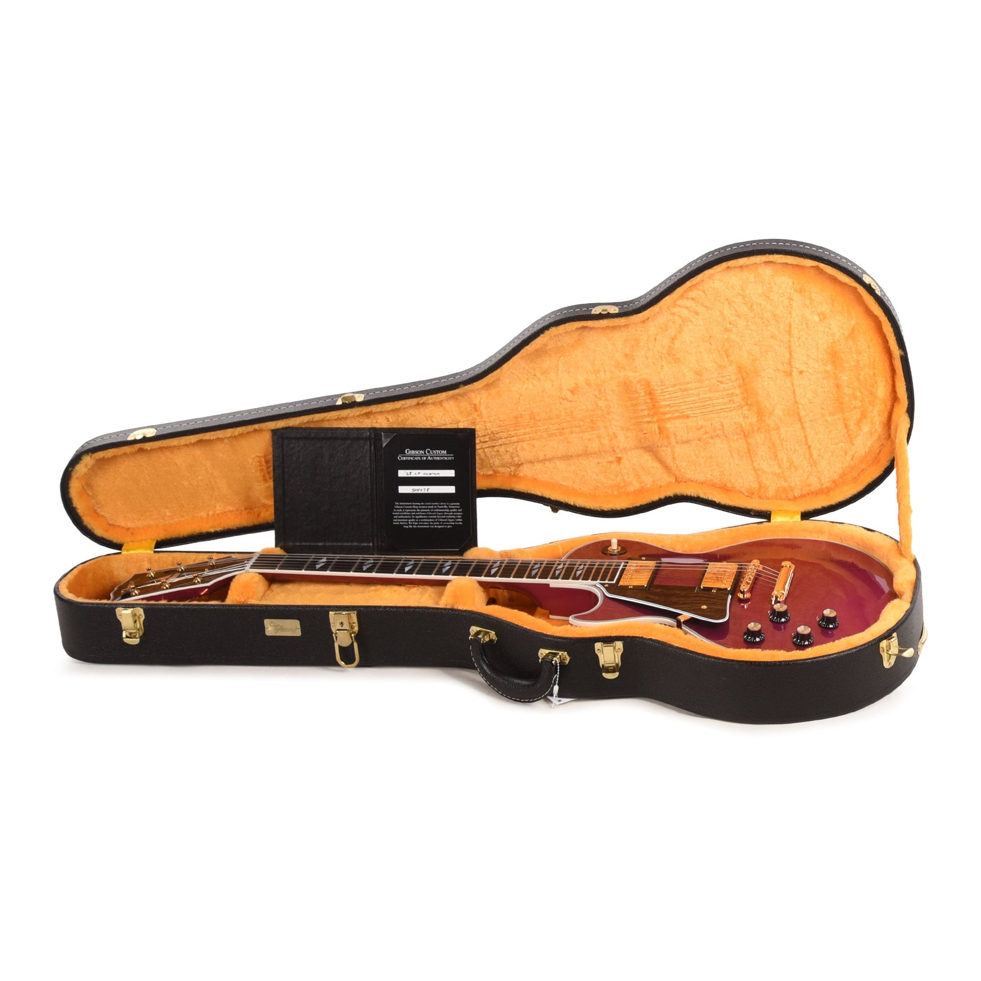 Gibson Custom Shop 1968 Les Paul Custom "CME Spec" LEFTY Ultra Violet Gloss w/Ebony Fingerboard & Split Diamond