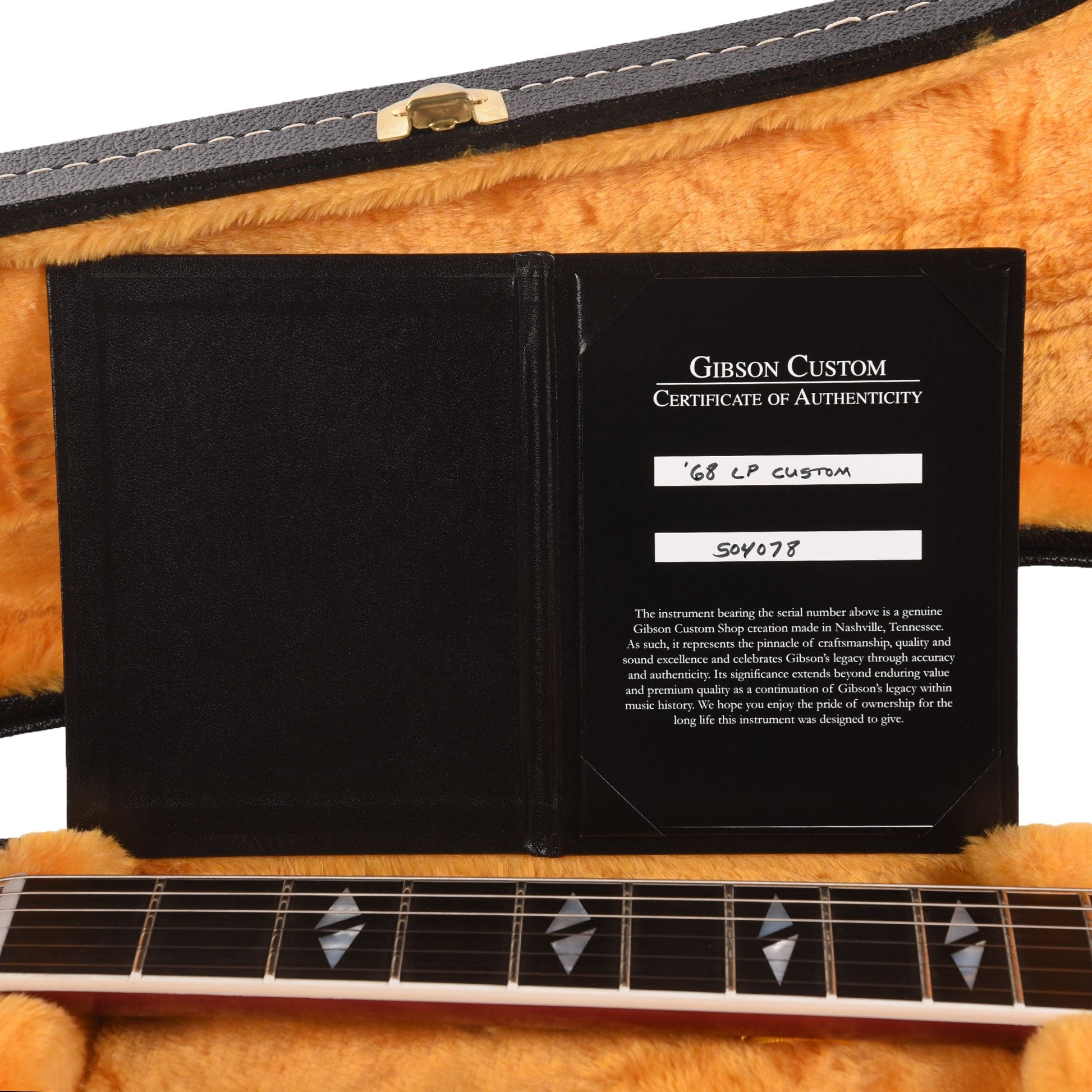 Gibson Custom Shop 1968 Les Paul Custom "CME Spec" LEFTY Ultra Violet Gloss w/Ebony Fingerboard & Split Diamond