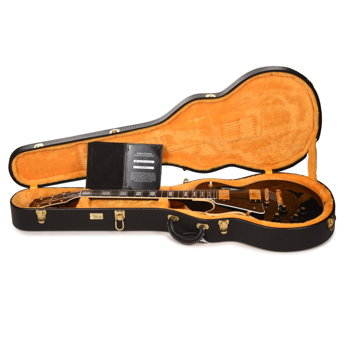 Gibson Custom Shop 1968 Les Paul Custom LEFTY "CME Spec" Ebony VOS