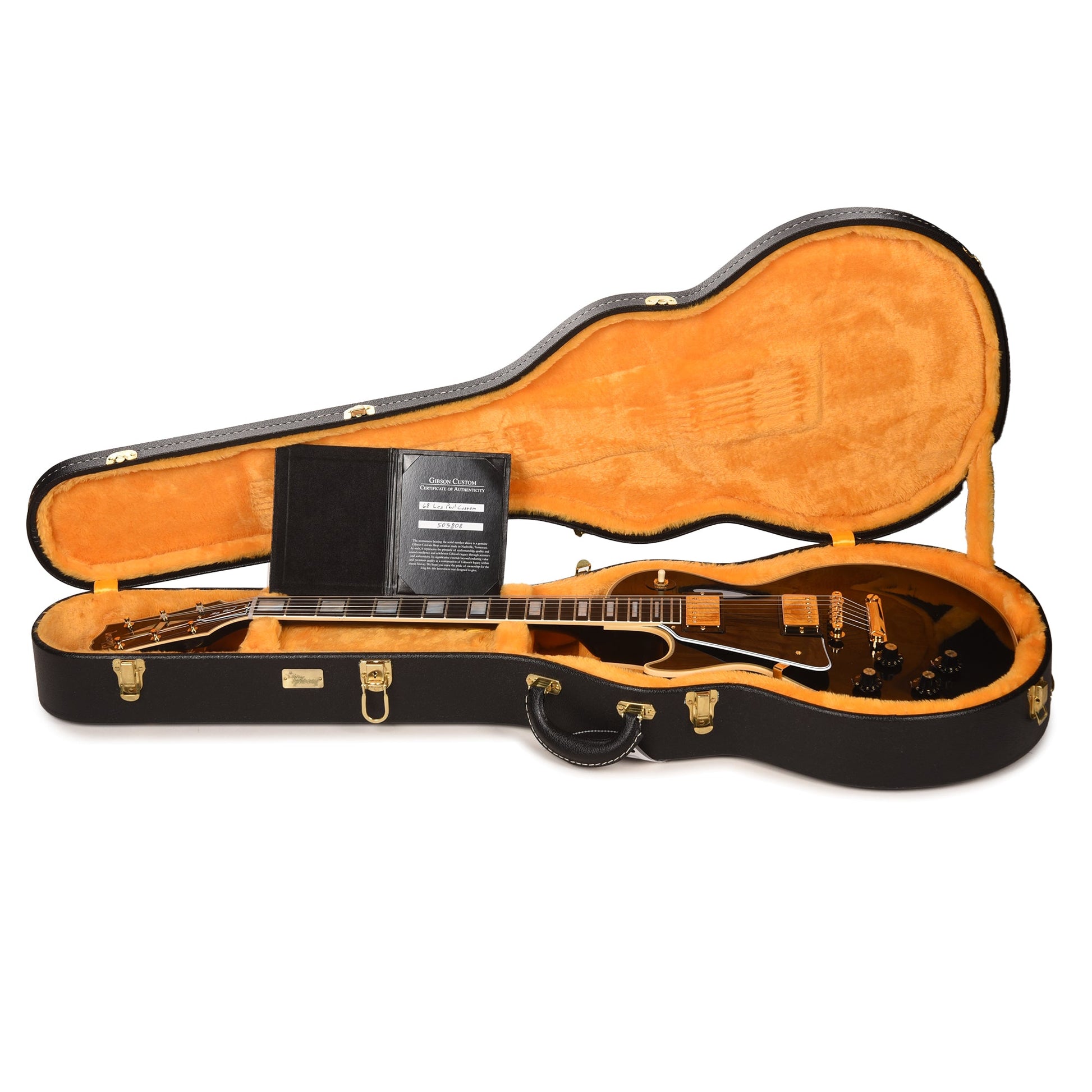 Gibson Custom Shop 1968 Les Paul Custom LEFTY "CME Spec" Ebony VOS