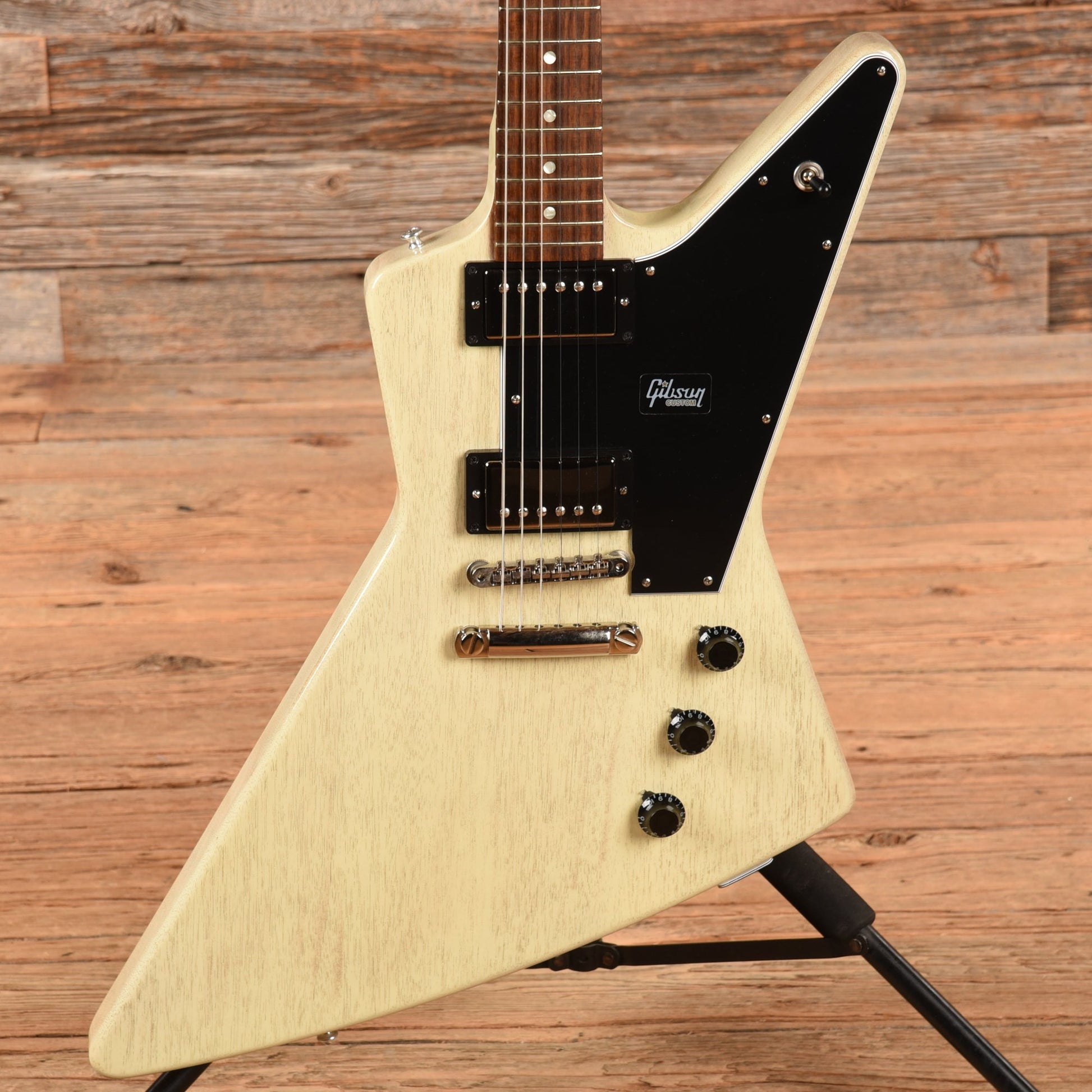 Gibson Custom Shop '58 Explorer TV White - Dave Amato of REO Speedwagon