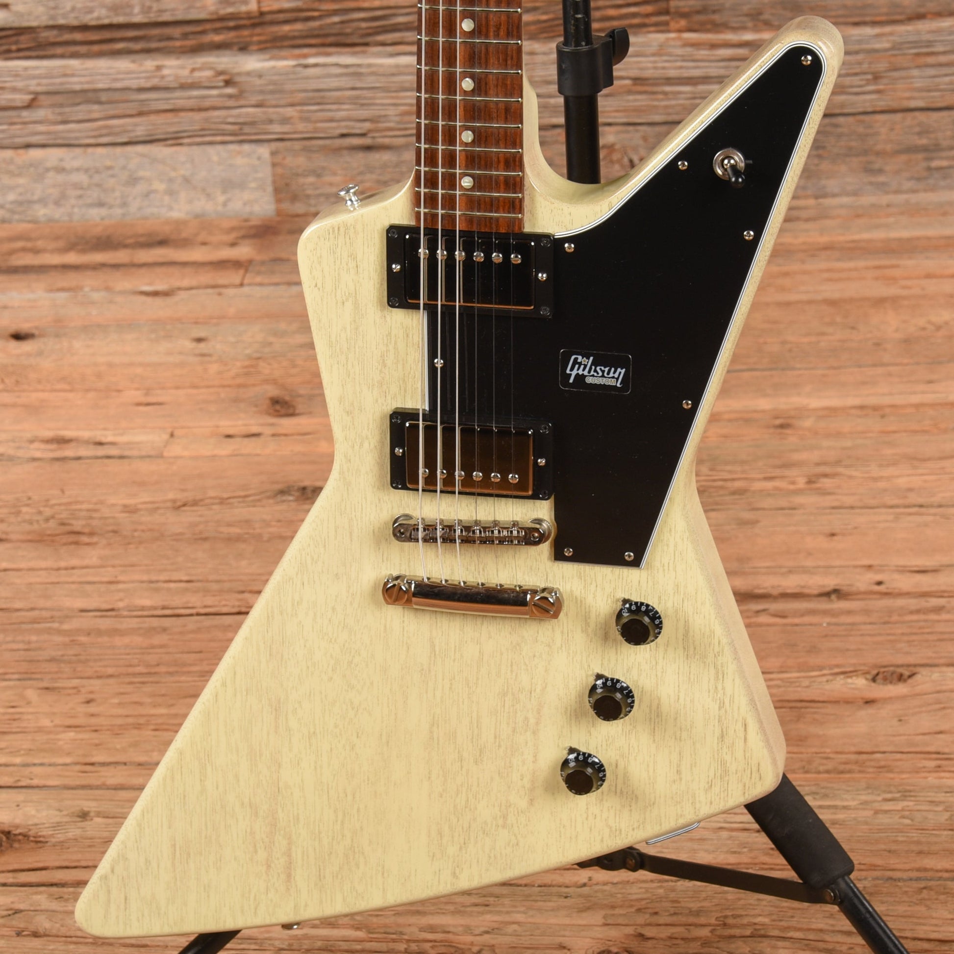 Gibson Custom Shop '58 Explorer TV White - Dave Amato of REO Speedwagon