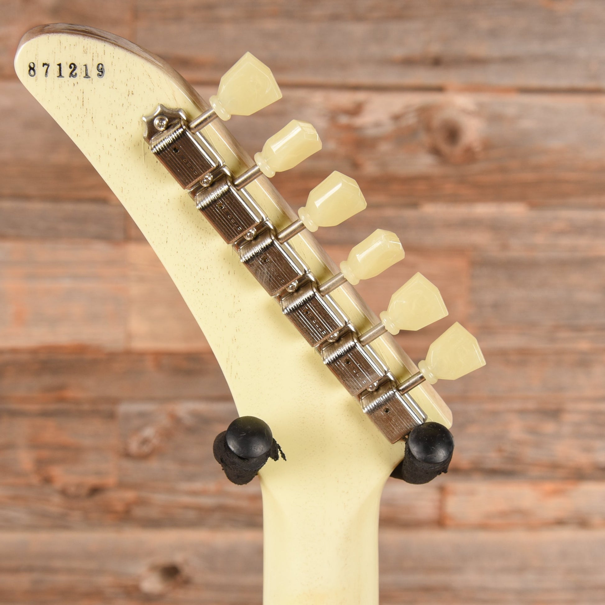 Gibson Custom Shop '58 Explorer TV White - Dave Amato of REO Speedwagon