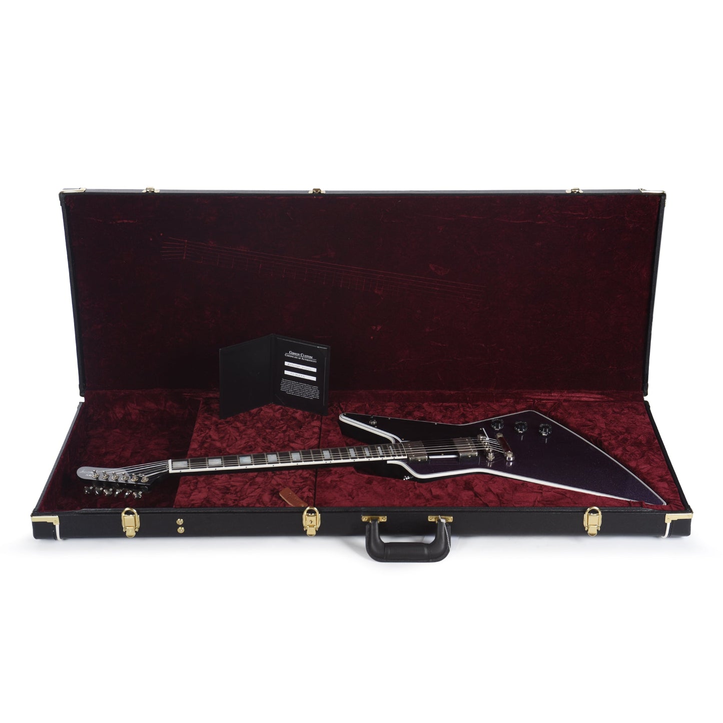 Gibson Custom Shop Explorer Custom "CME Spec" Antique Purple Sparkle Ebony Back VOS