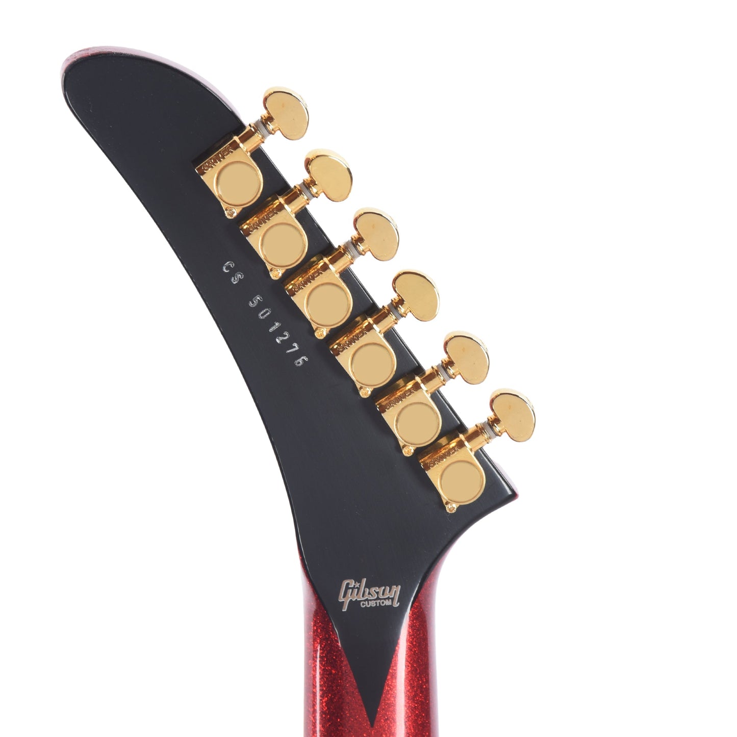 Gibson Custom Shop Explorer Custom "CME Spec" Antique Red Sparkle VOS w/Black Stinger