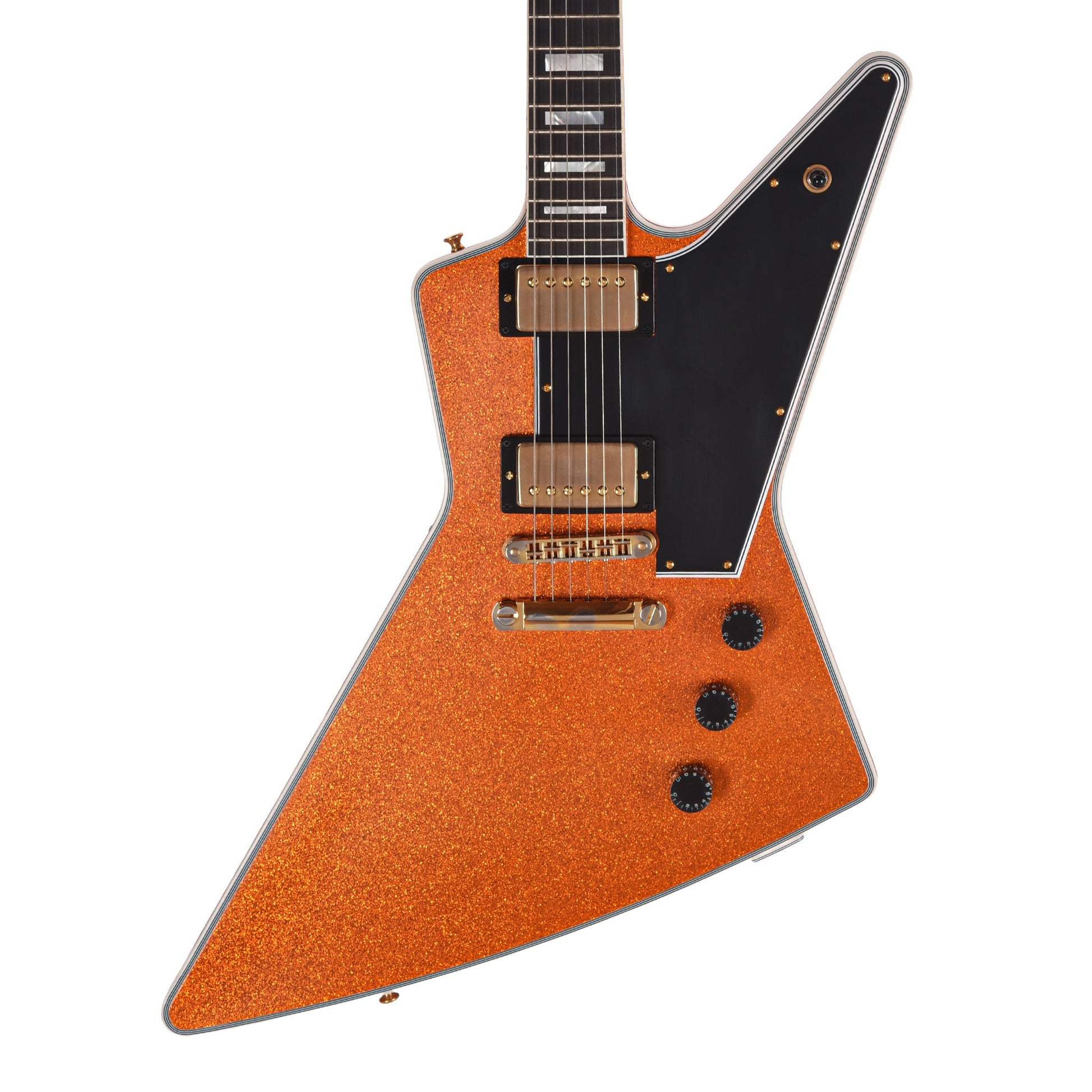 Gibson Custom Shop Explorer Custom "CME Spec" Orange Sparkle VOS w/Stinger