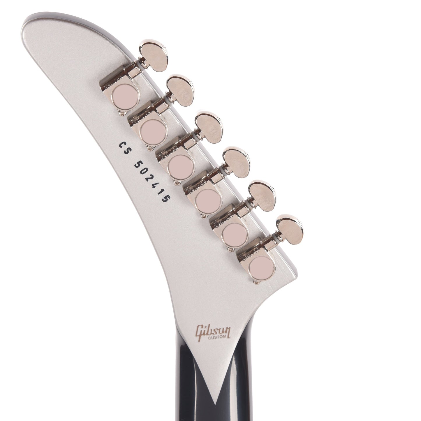 Gibson Custom Shop Explorer Custom "CME Spec" Silver Sparkle Burst/Black Back VOS w/Silver Stinger