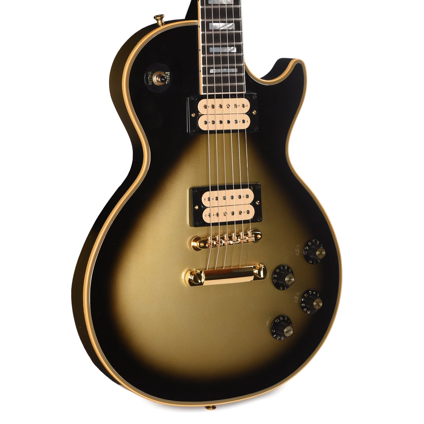 Gibson Custom Shop Les Paul Axcess Custom Heavy Antique Silverburst Gloss w/Stop Bar