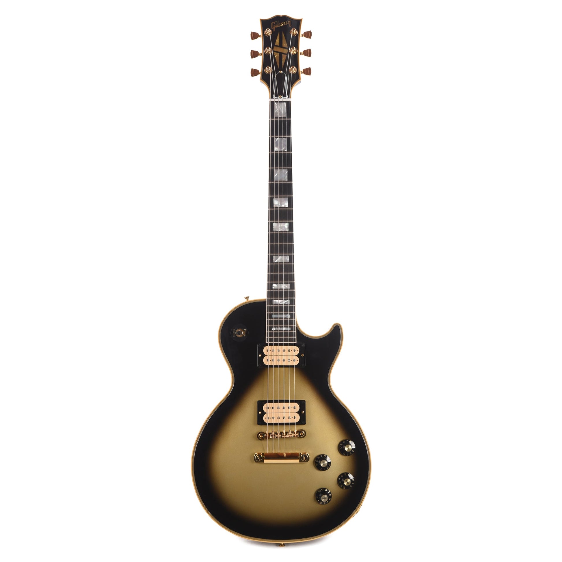 Gibson Custom Shop Les Paul Axcess Custom Heavy Antique Silverburst Gloss w/Stop Bar