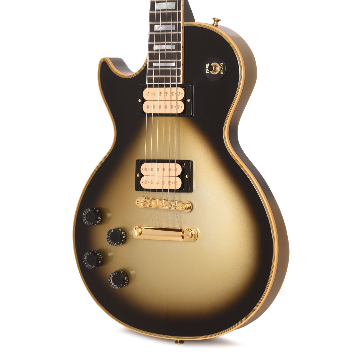 Gibson Custom Shop Les Paul Axcess Custom LEFTY Heavy Antique Silverburst Gloss w/Stop Bar