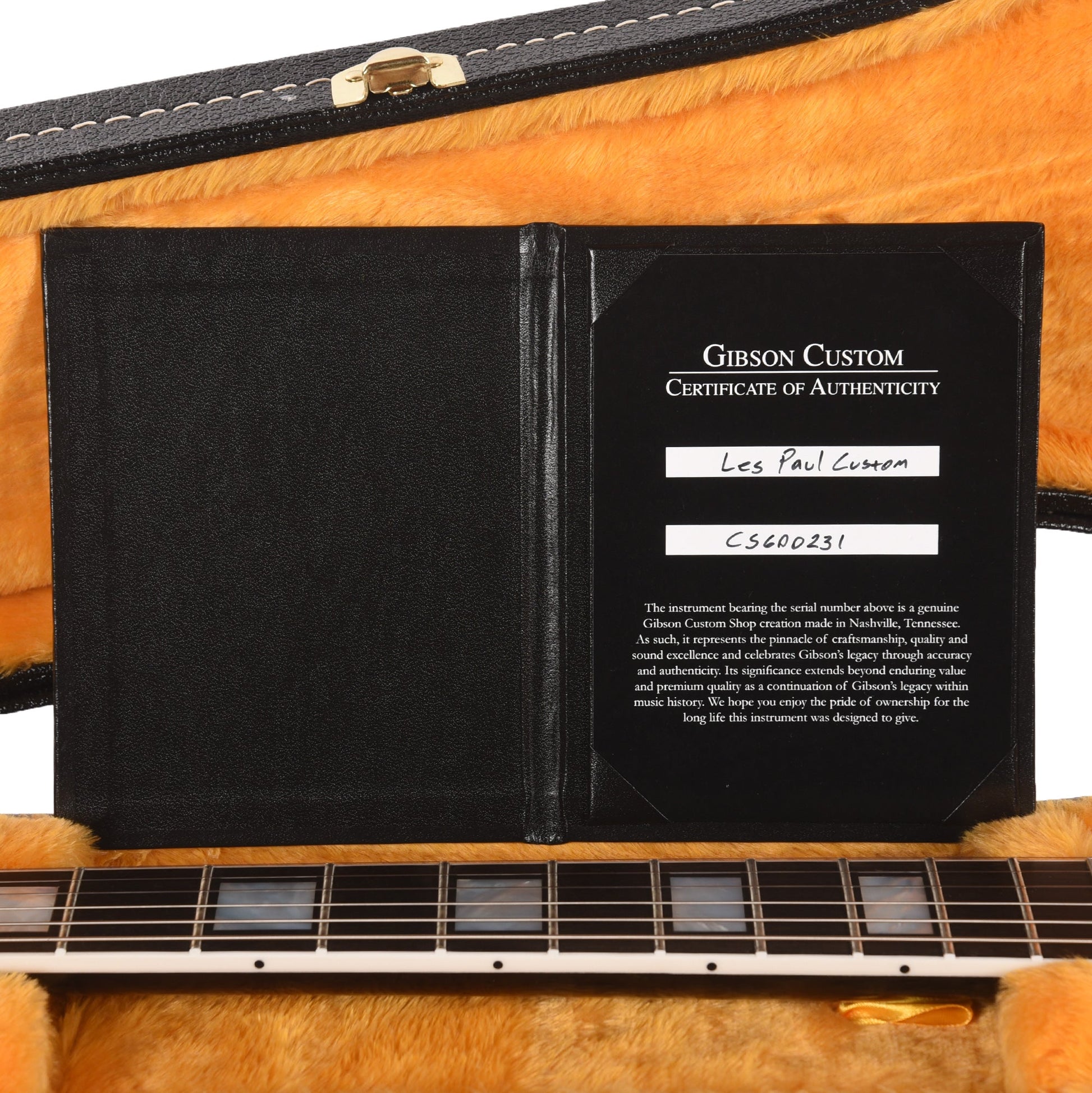 Gibson Custom Shop Les Paul Custom Ebony Gloss
