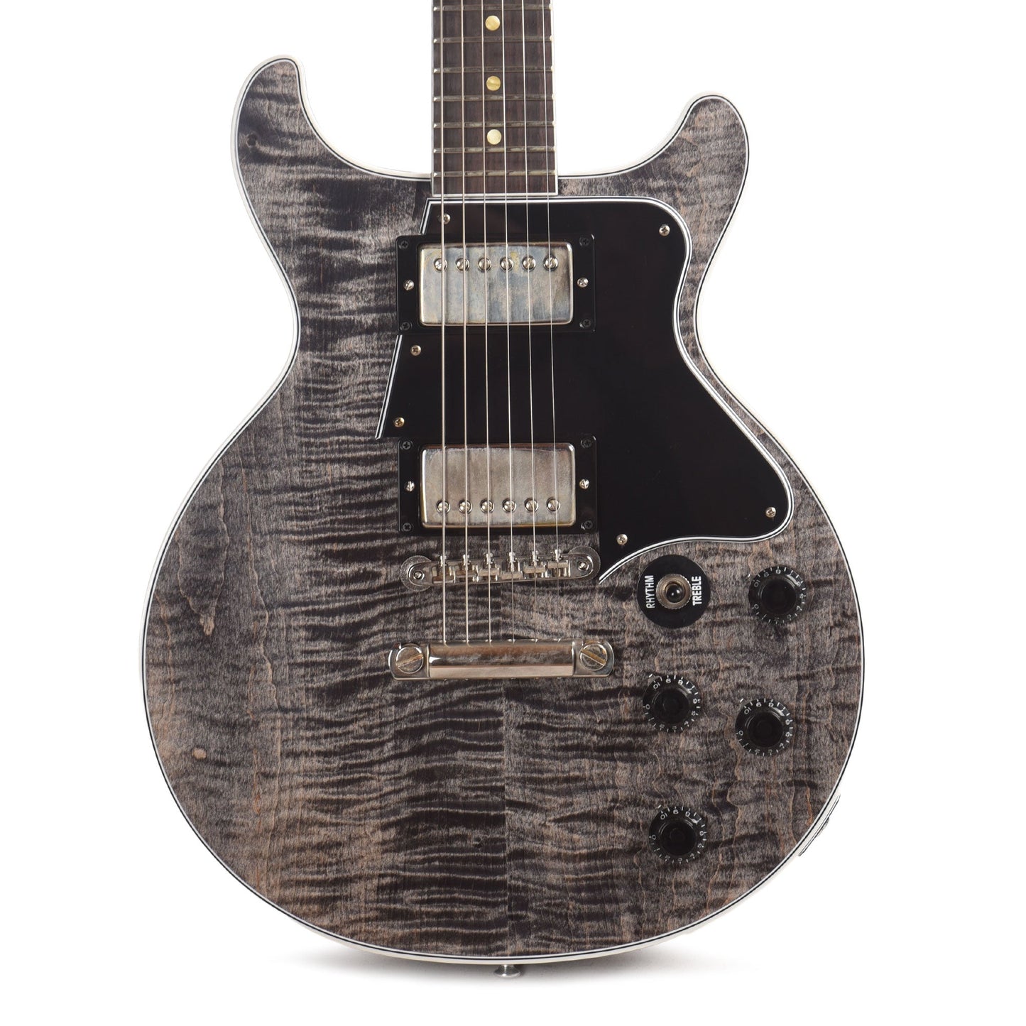 Gibson Custom Shop Les Paul Special Double Cut Figured Trans Black VOS