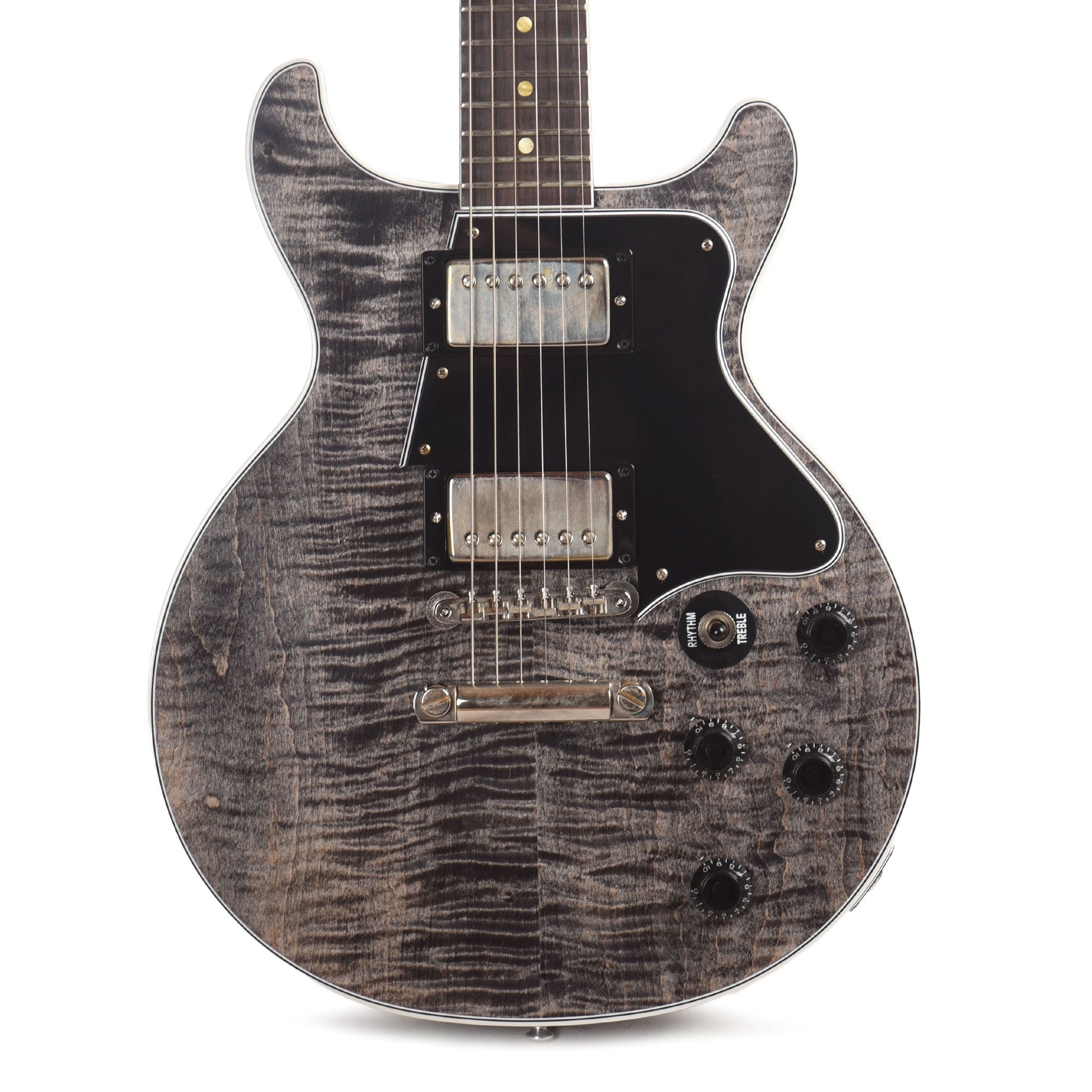 Gibson Custom Shop Les Paul Special Double Cut Figured Trans Black VOS