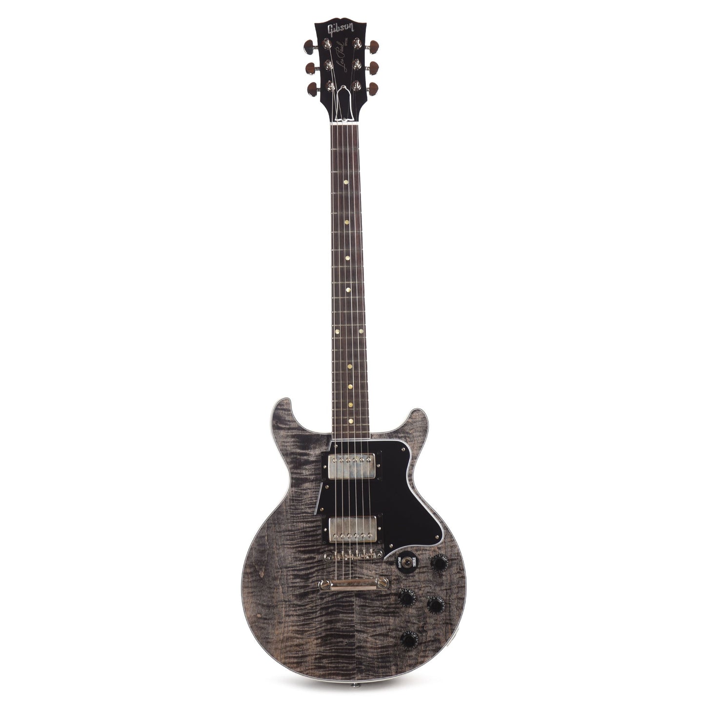 Gibson Custom Shop Les Paul Special Double Cut Figured Trans Black VOS