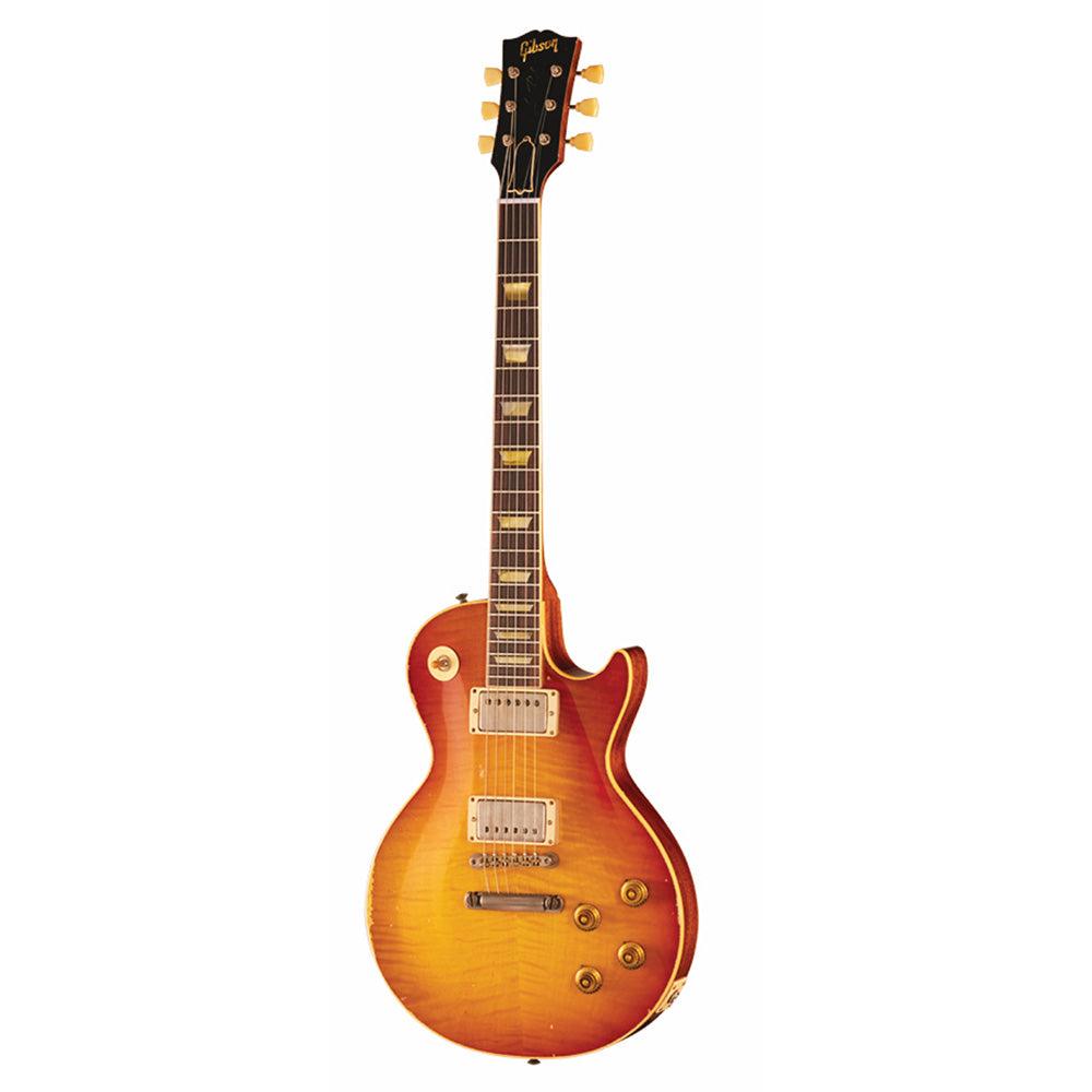 Gibson Custom Shop Limited Edition 1959 Les Paul Standard Reissue Heavy Aged Molten Amber Burst w/AAA Figured Maple Top