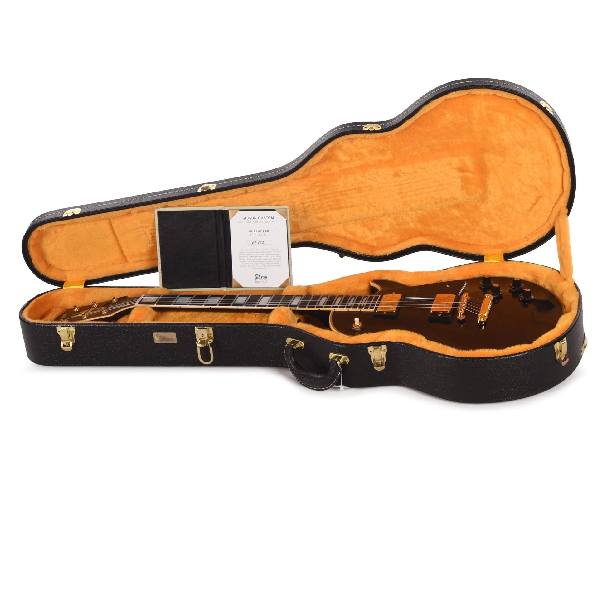 Gibson Custom Shop Limited Run 1968 Les Paul Custom Antique Dark Walnut Murphy Lab Light Aged