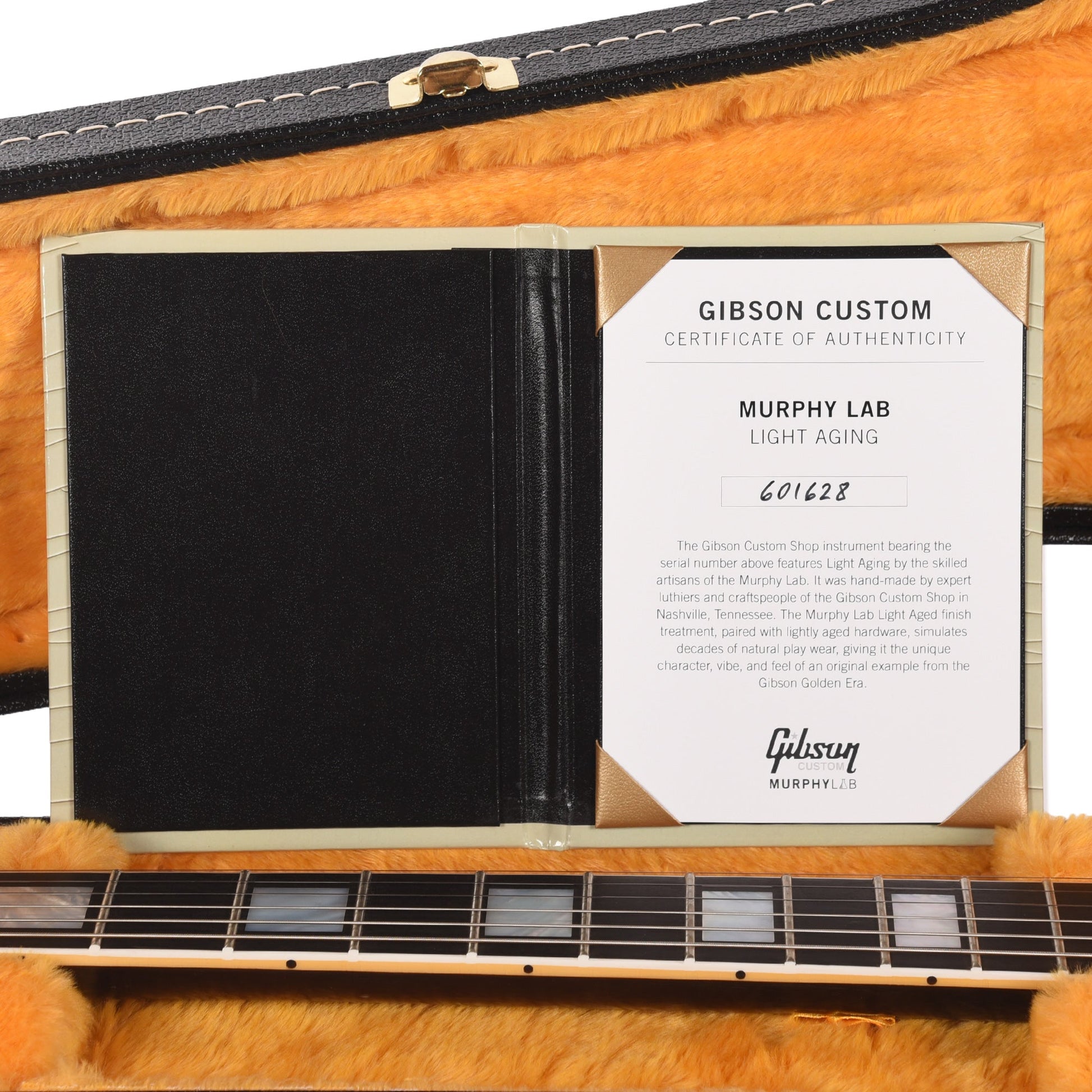 Gibson Custom Shop Limited Run 1968 Les Paul Custom Antique Dark Walnut Murphy Lab Light Aged