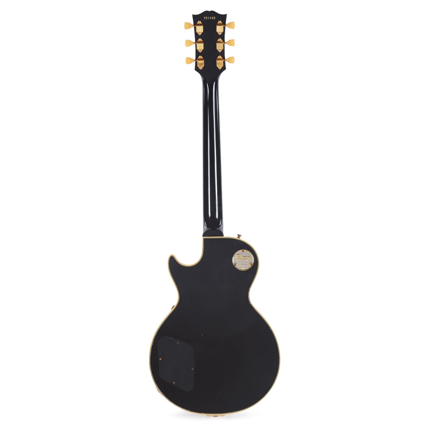 Gibson Custom Shop Murphy Lab 1957 Les Paul Custom Reissue 3-Pickup Ebony Light Aged w/Bigsby
