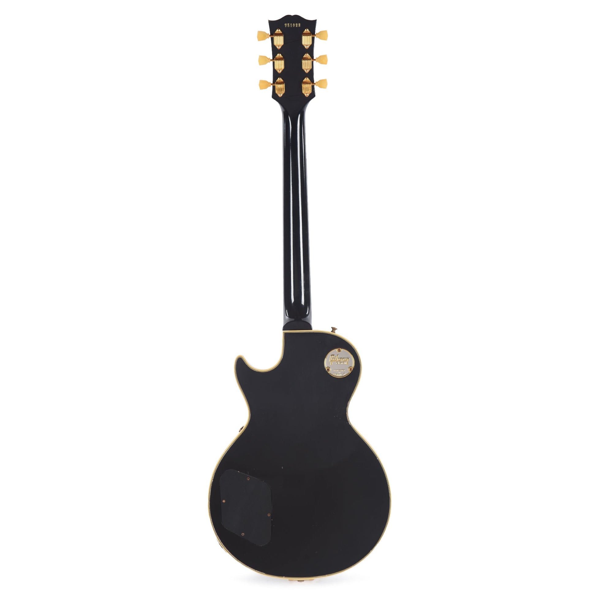 Gibson Custom Shop Murphy Lab 1957 Les Paul Custom Reissue 3-Pickup Ebony Light Aged w/Bigsby
