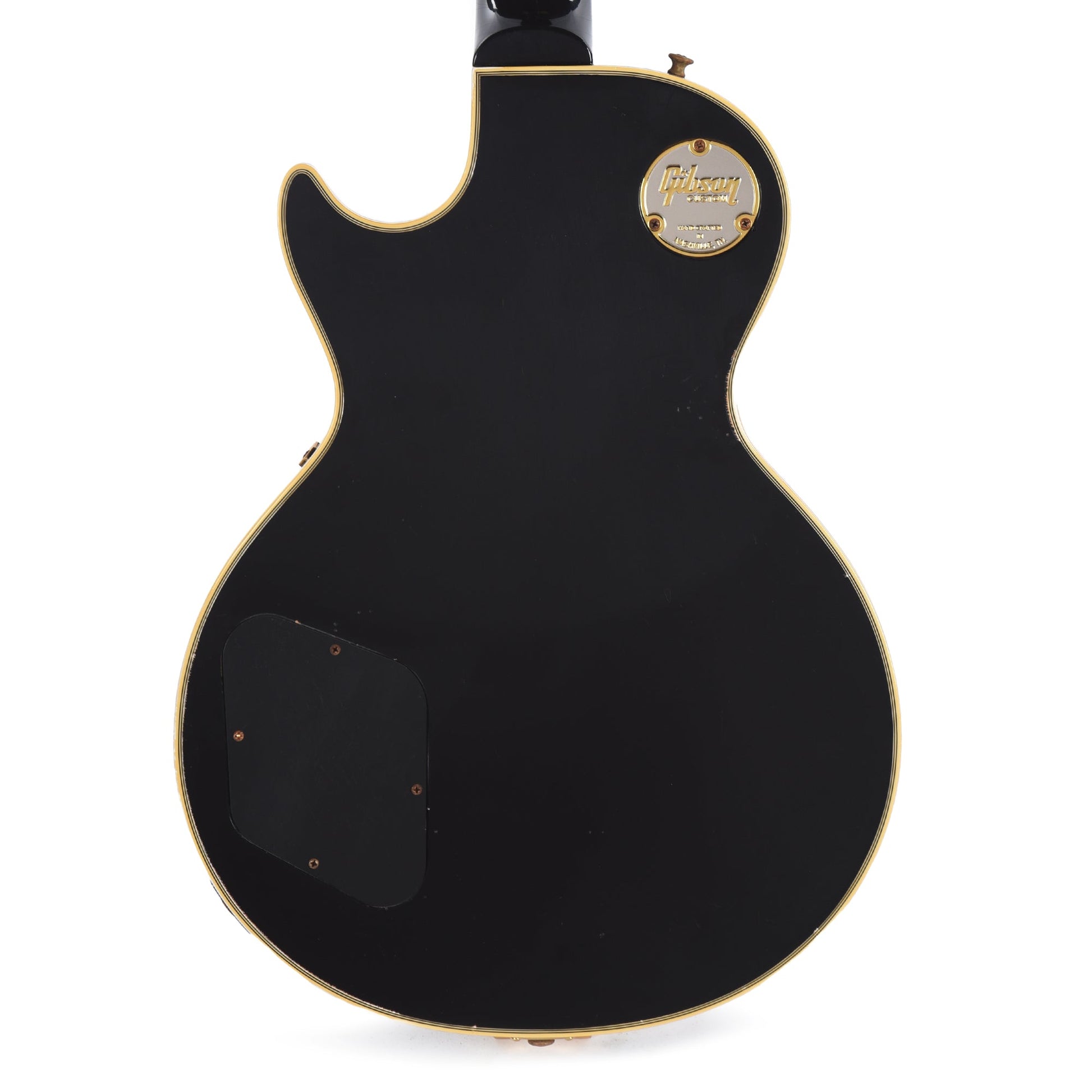 Gibson Custom Shop Murphy Lab 1957 Les Paul Custom Reissue 3-Pickup Ebony Light Aged w/Bigsby
