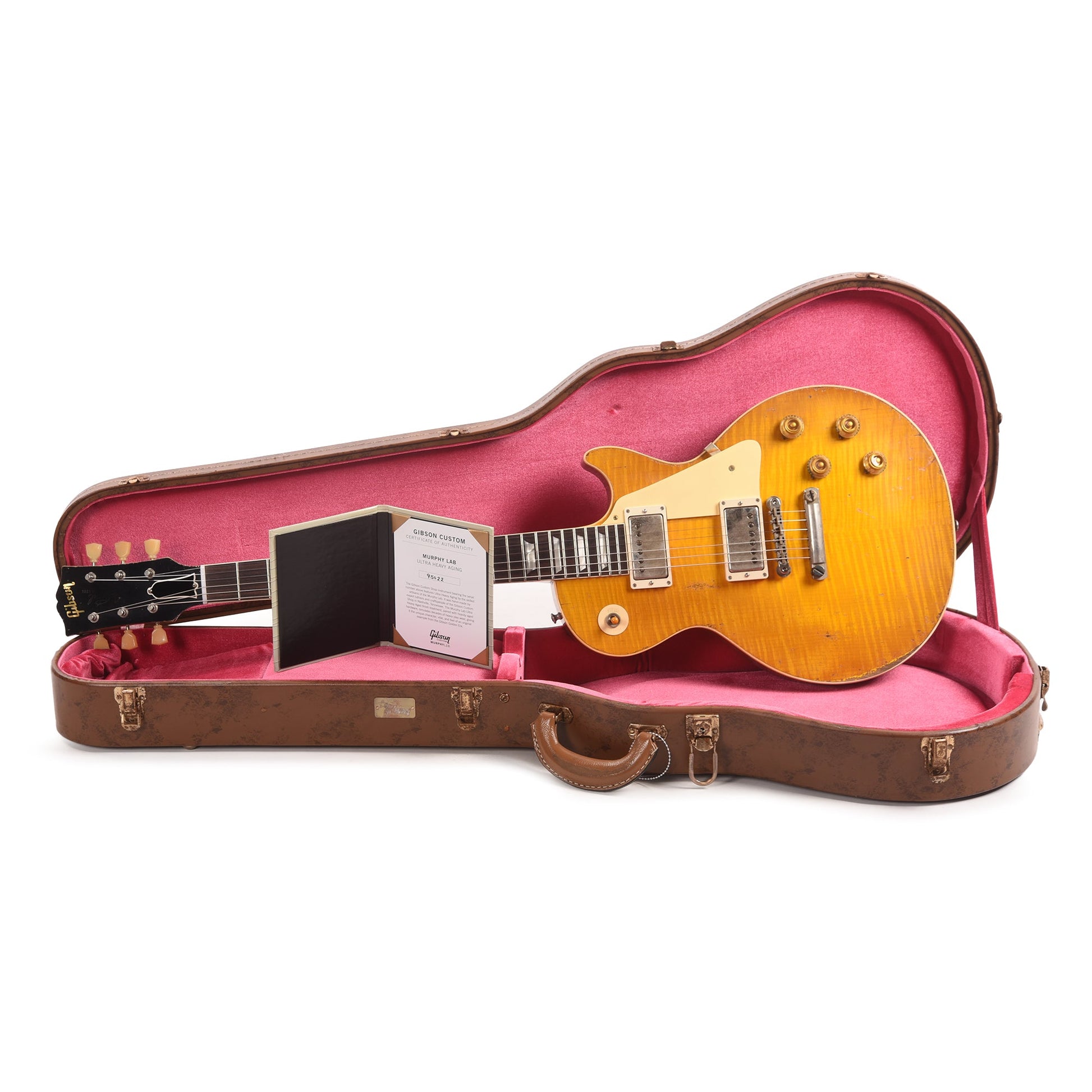 Gibson Custom Shop Murphy Lab 1959 Les Paul Standard Reissue Lemon Burst Ultra Heavy Aged