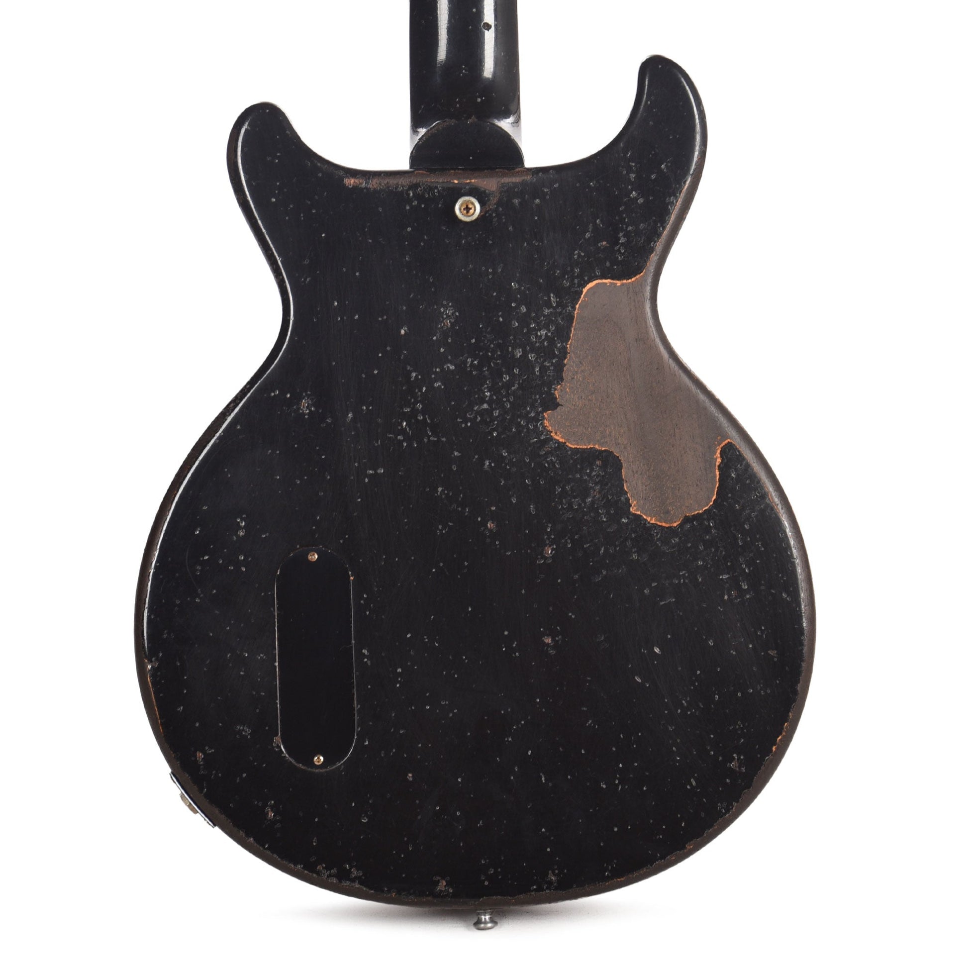 Gibson Custom Shop Murphy Lab 1960 Les Paul Junior Double Cut Reissue Ebony Ultra Heavy Aged
