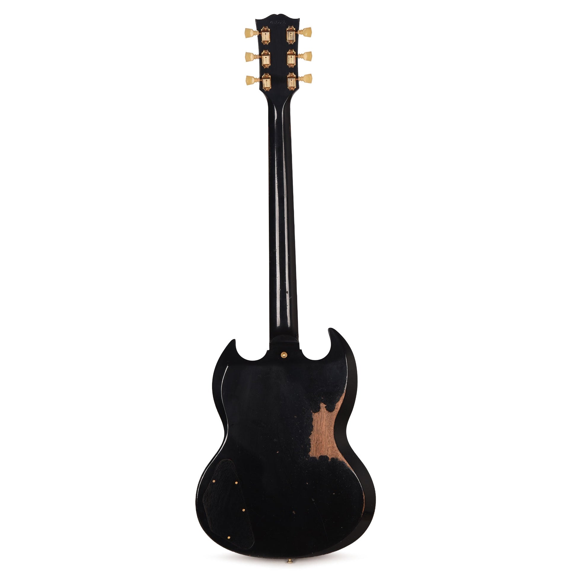 Gibson Custom Shop Murphy Lab 1961 Les Paul/SG Standard "CME Spec" Heavy Antique Ebony Heavy Aged w/Maestro Vibrola