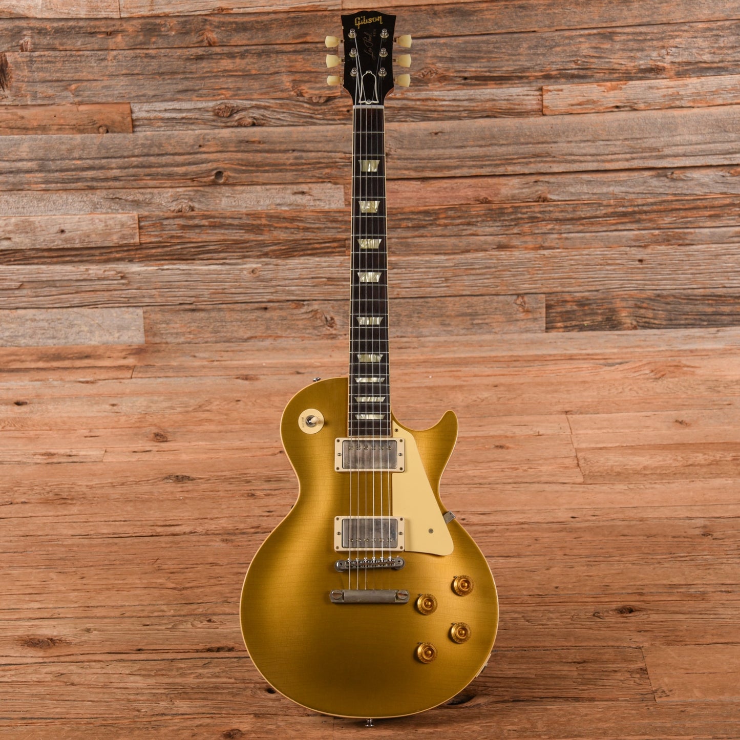 Gibson Custom Shop Murphy Lab '57 Les Paul Goldtop Reissue Ultra Light Aged Goldtop 2022