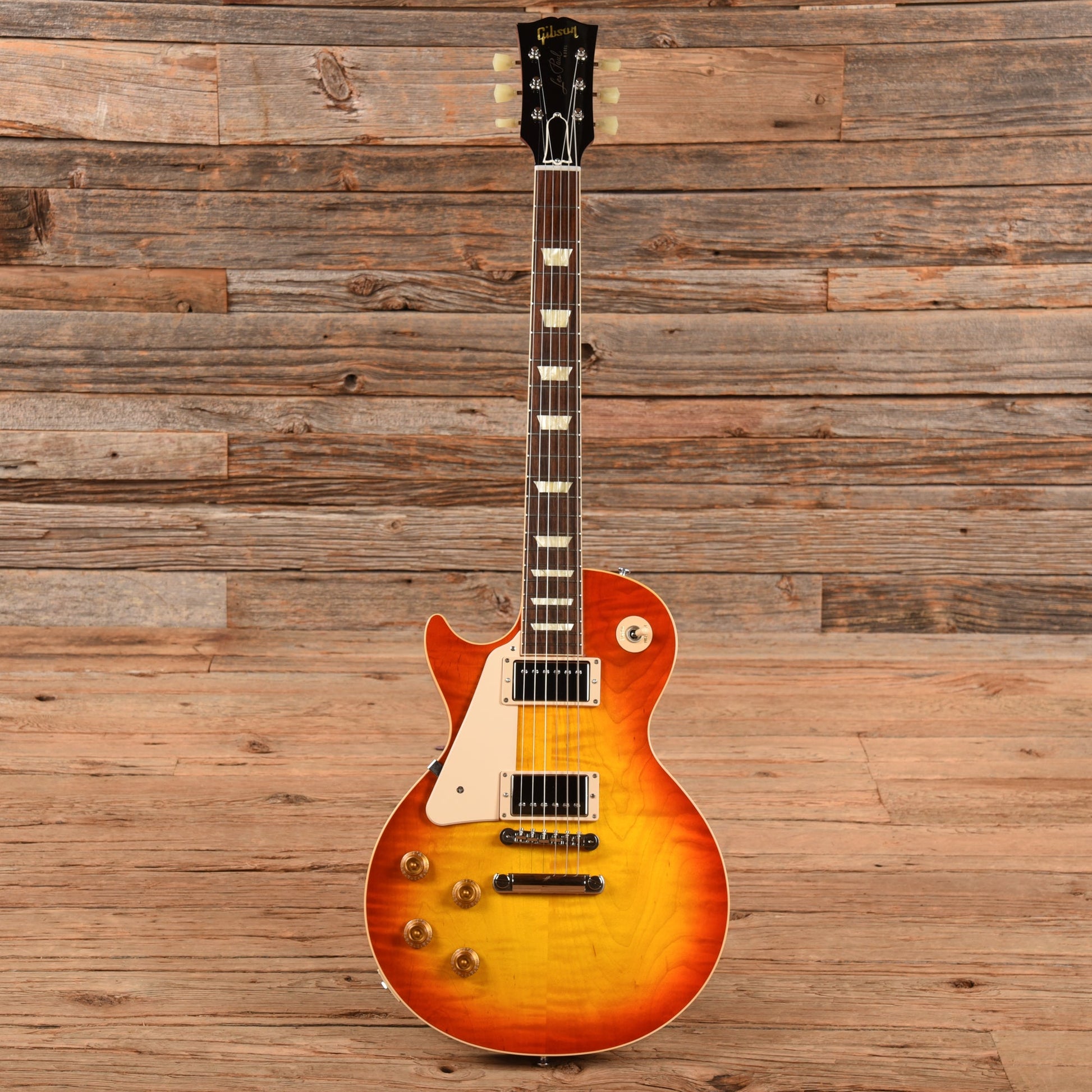 Gibson Demo Shop 58 Les Paul Standard Washed Cherry Sunburst 2021 LEFTY