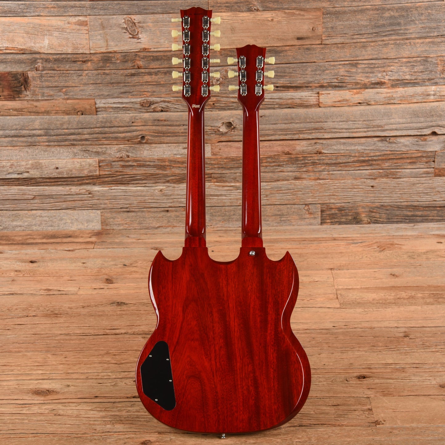 Gibson EDS-1275 One of One Doubleneck (Reversed Necks) Cherry - Dave Amato of REO Speedwagon