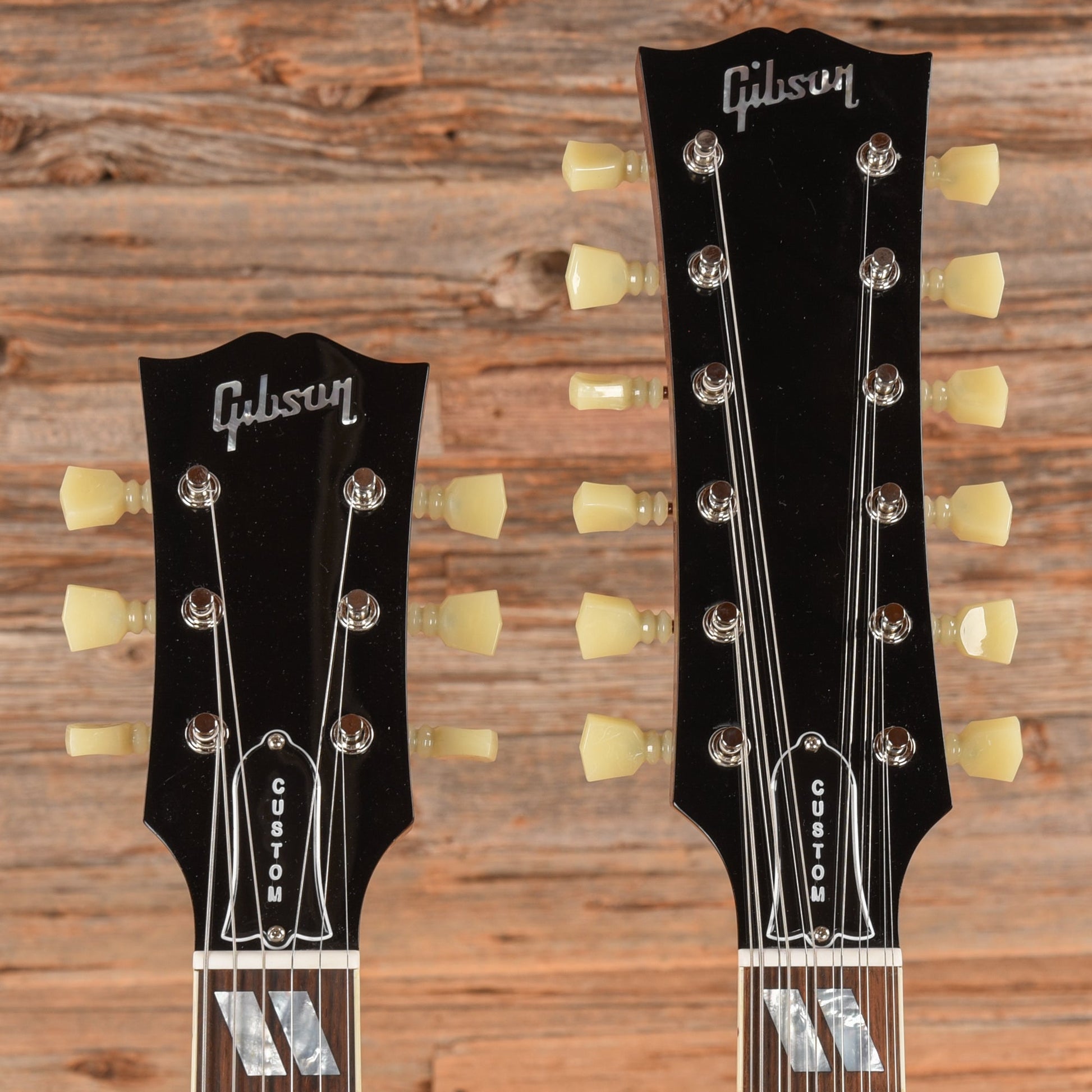 Gibson EDS-1275 One of One Doubleneck (Reversed Necks) Cherry - Dave Amato of REO Speedwagon
