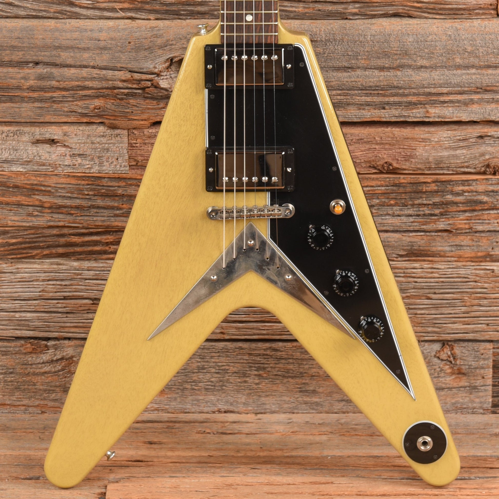 Gibson Flying V '59 Reissue TV Yelllow  - Dave Amato of REO Speedwagon