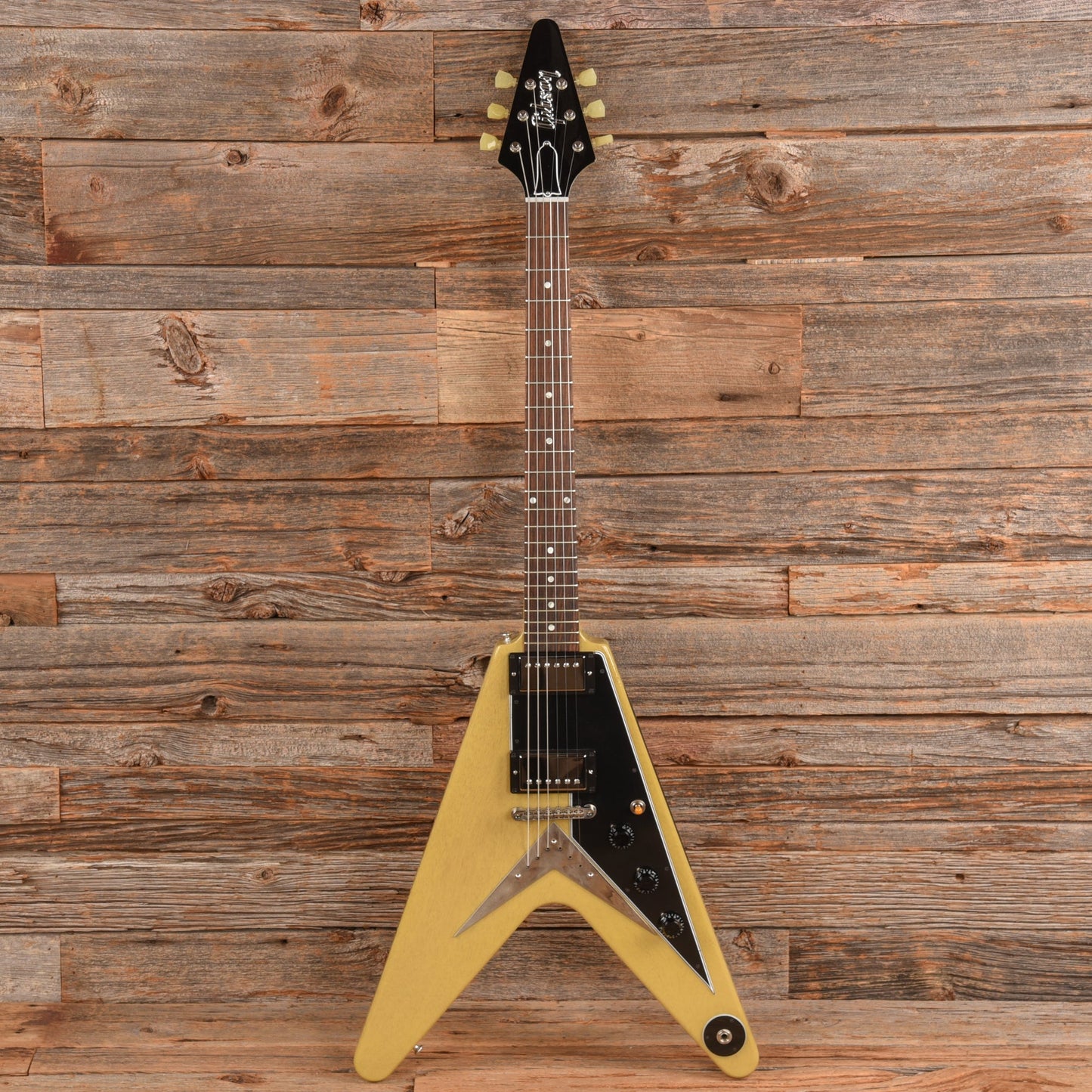 Gibson Flying V '59 Reissue TV Yelllow  - Dave Amato of REO Speedwagon
