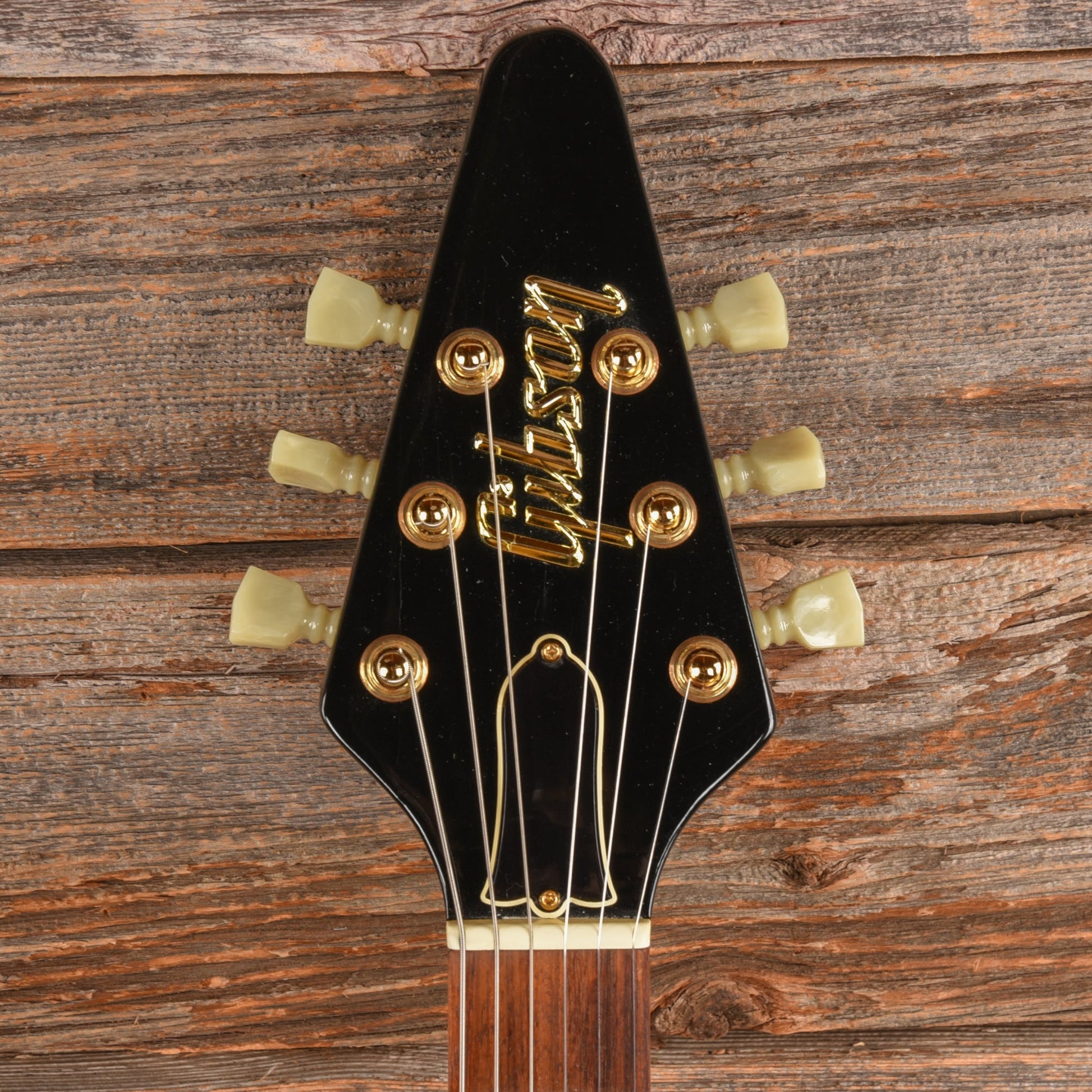 Gibson Flying V Heritage Korina Reissue Ebony 1983