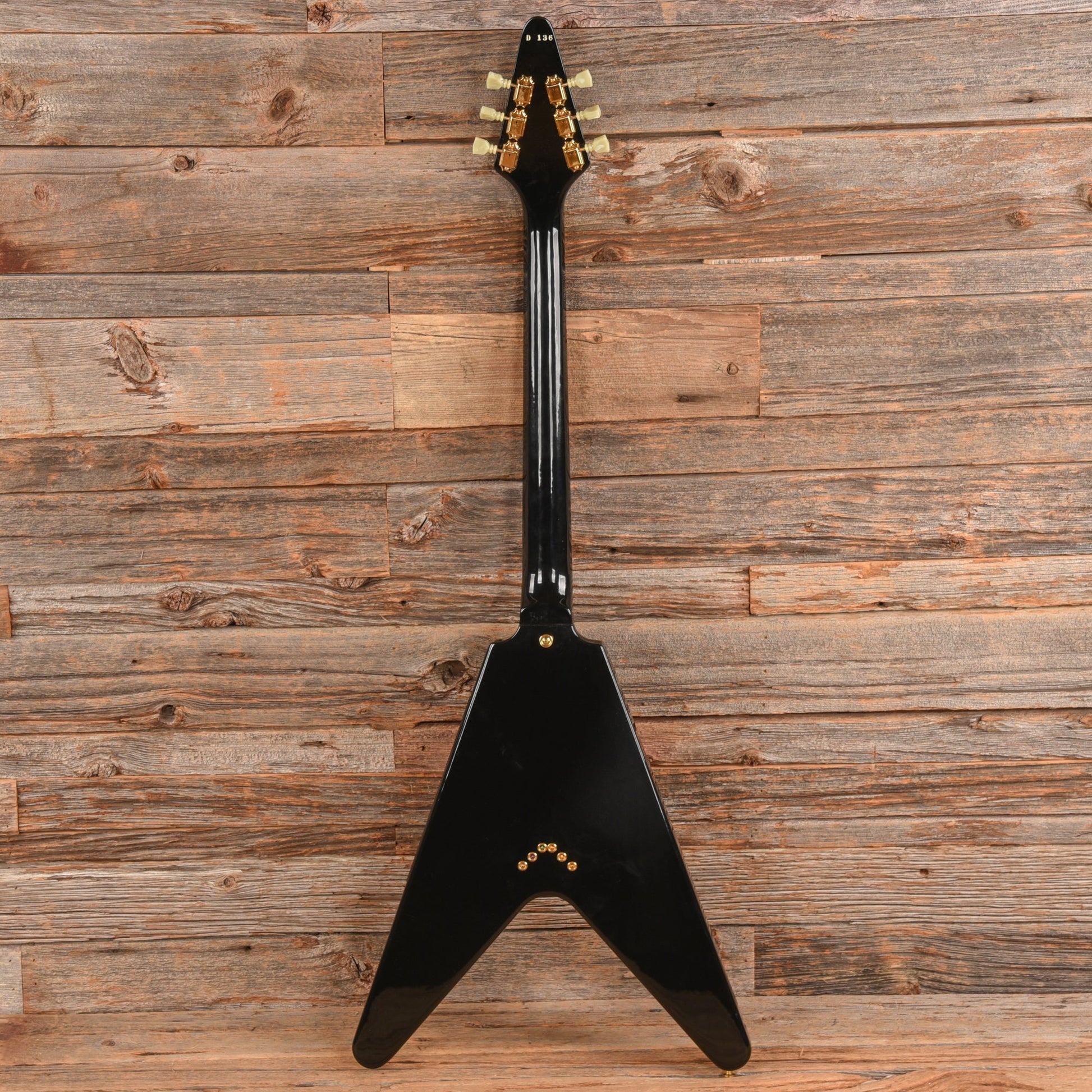 Gibson Flying V Heritage Korina Reissue Ebony 1983