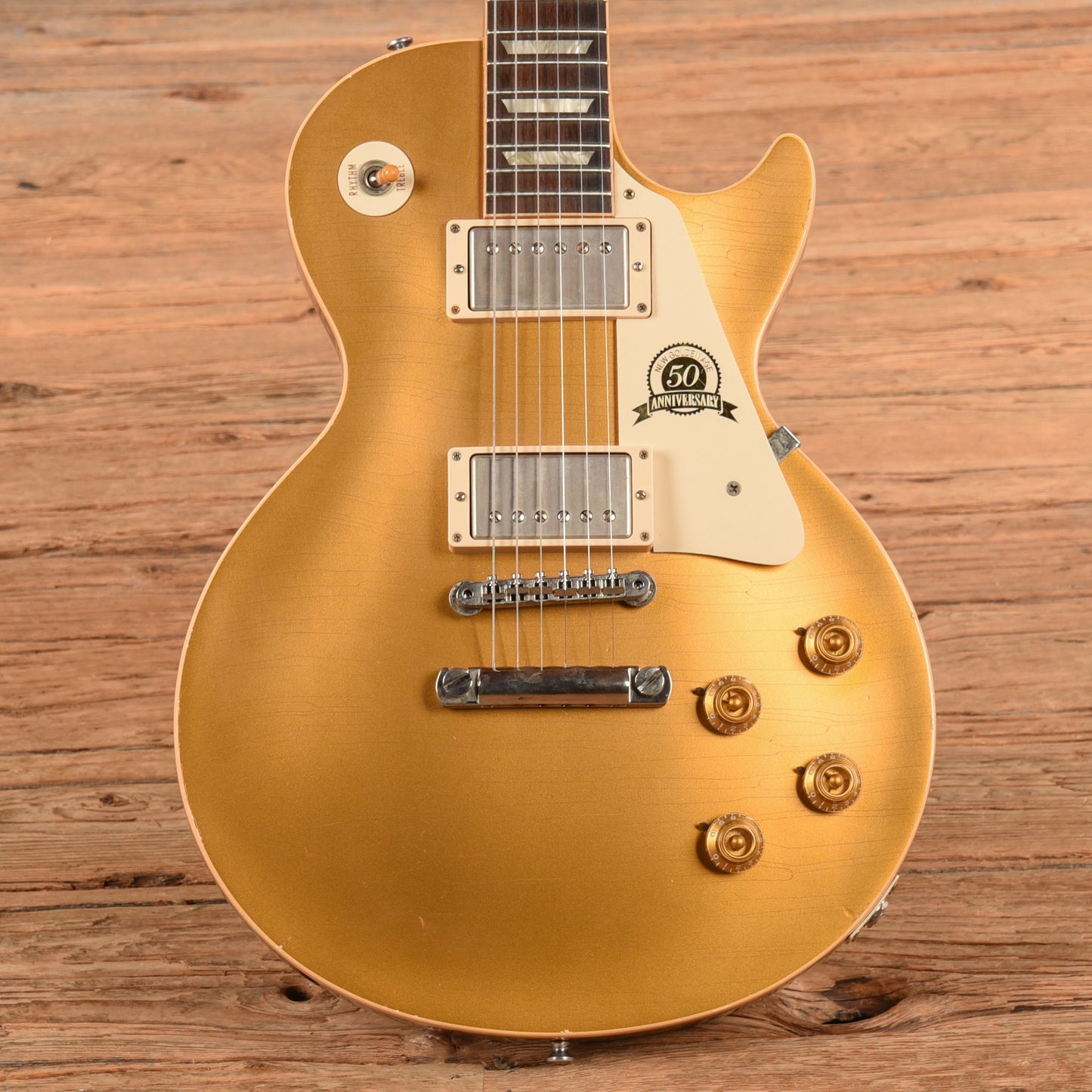 Gibson Les Paul '58 Murphy aged 50th Anniversary Goldtop - Dave Amato of REO Speedwagon